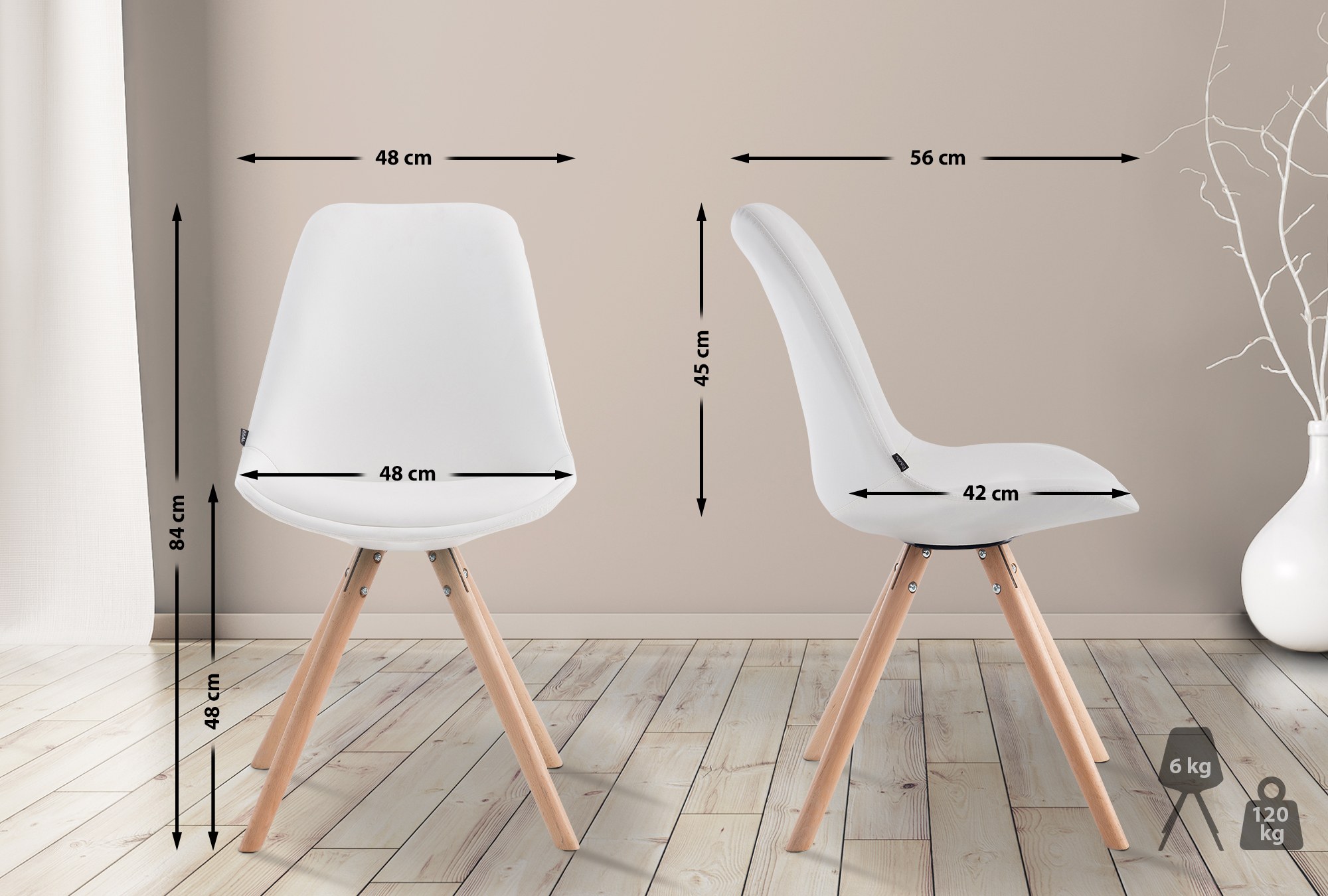 Silla de Comedor Laval Rund