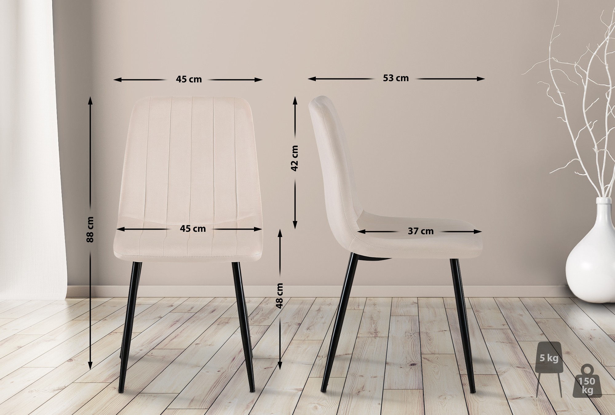 Silla De Comedor Dijon