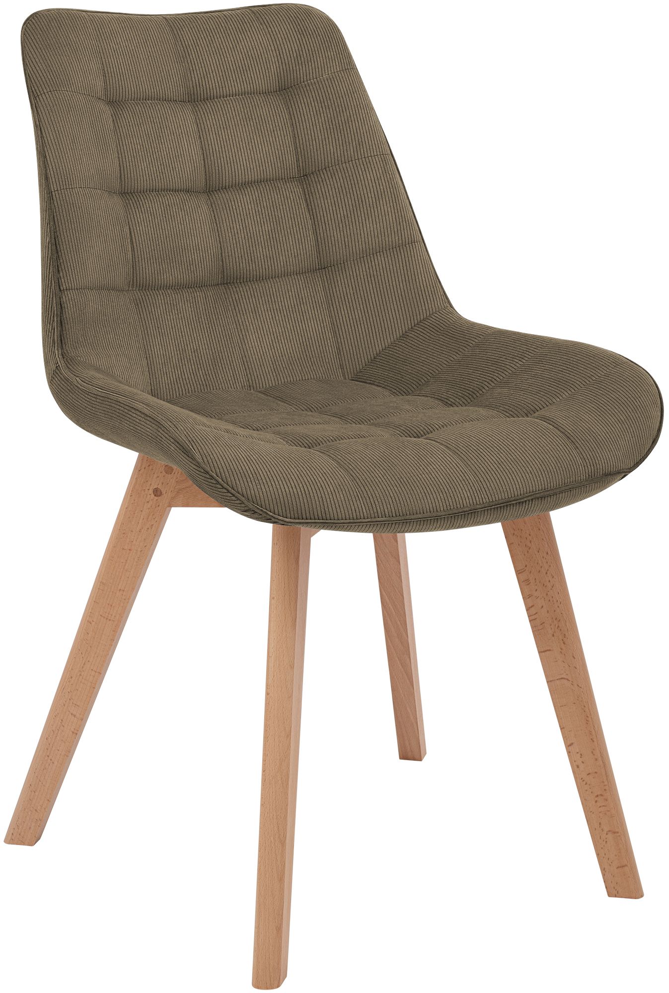 Silla de comedor Brook de pana