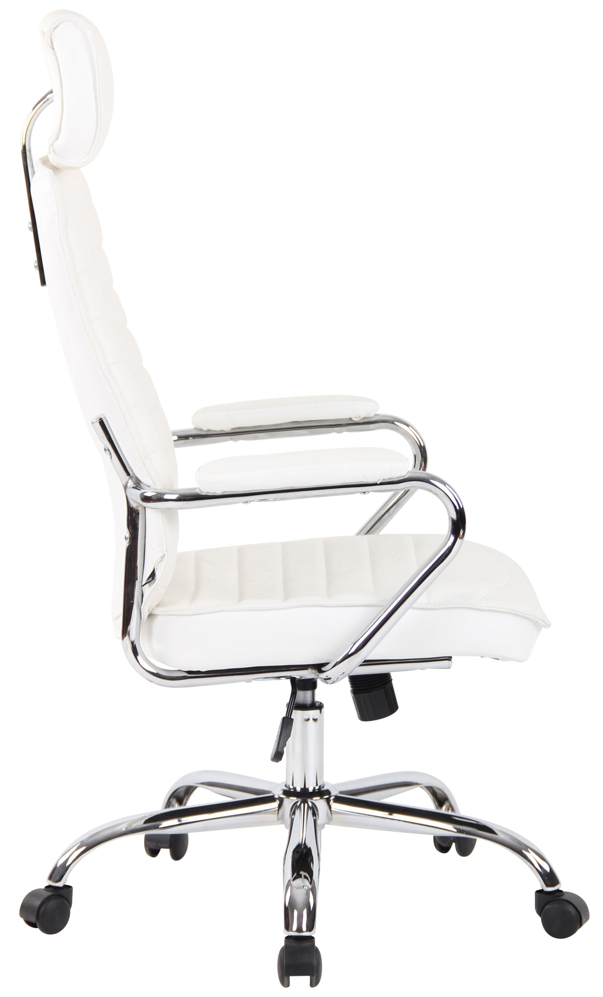 Silla de oficina Rako de piel auténtica