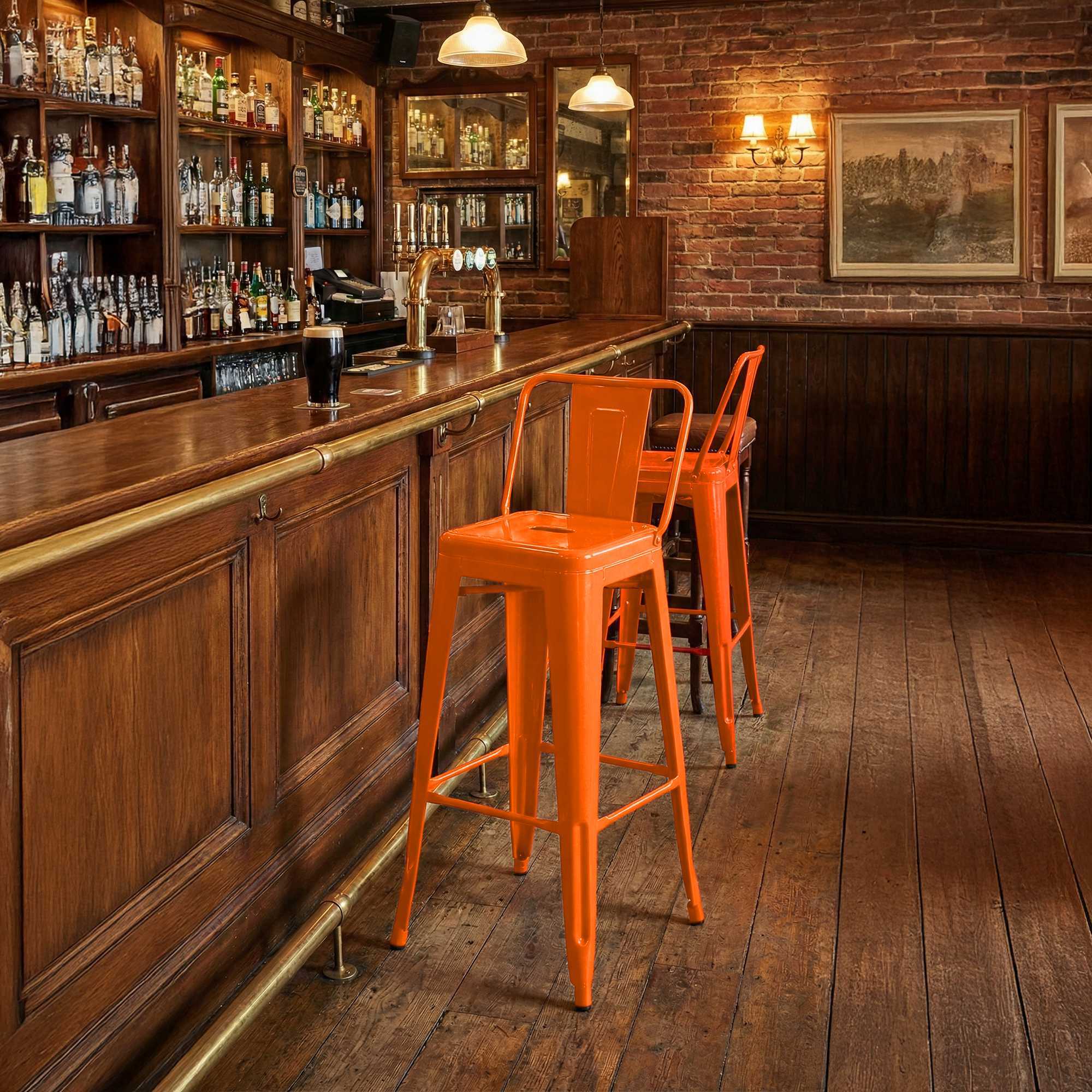 Juego de 2 Taburetes de Bar Mason