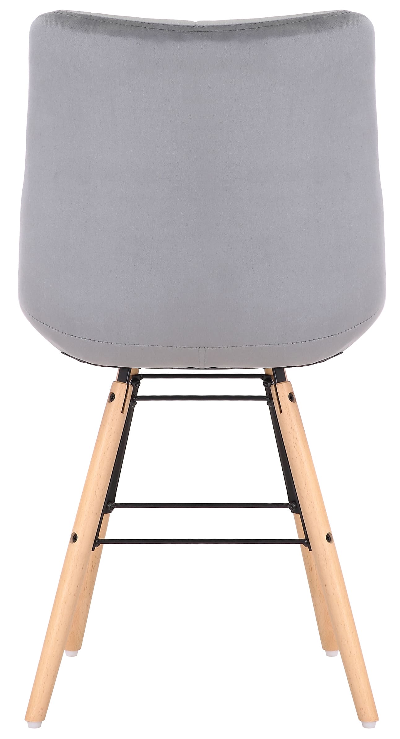 Set de 2 sillas de comedor Leni en terciopelo