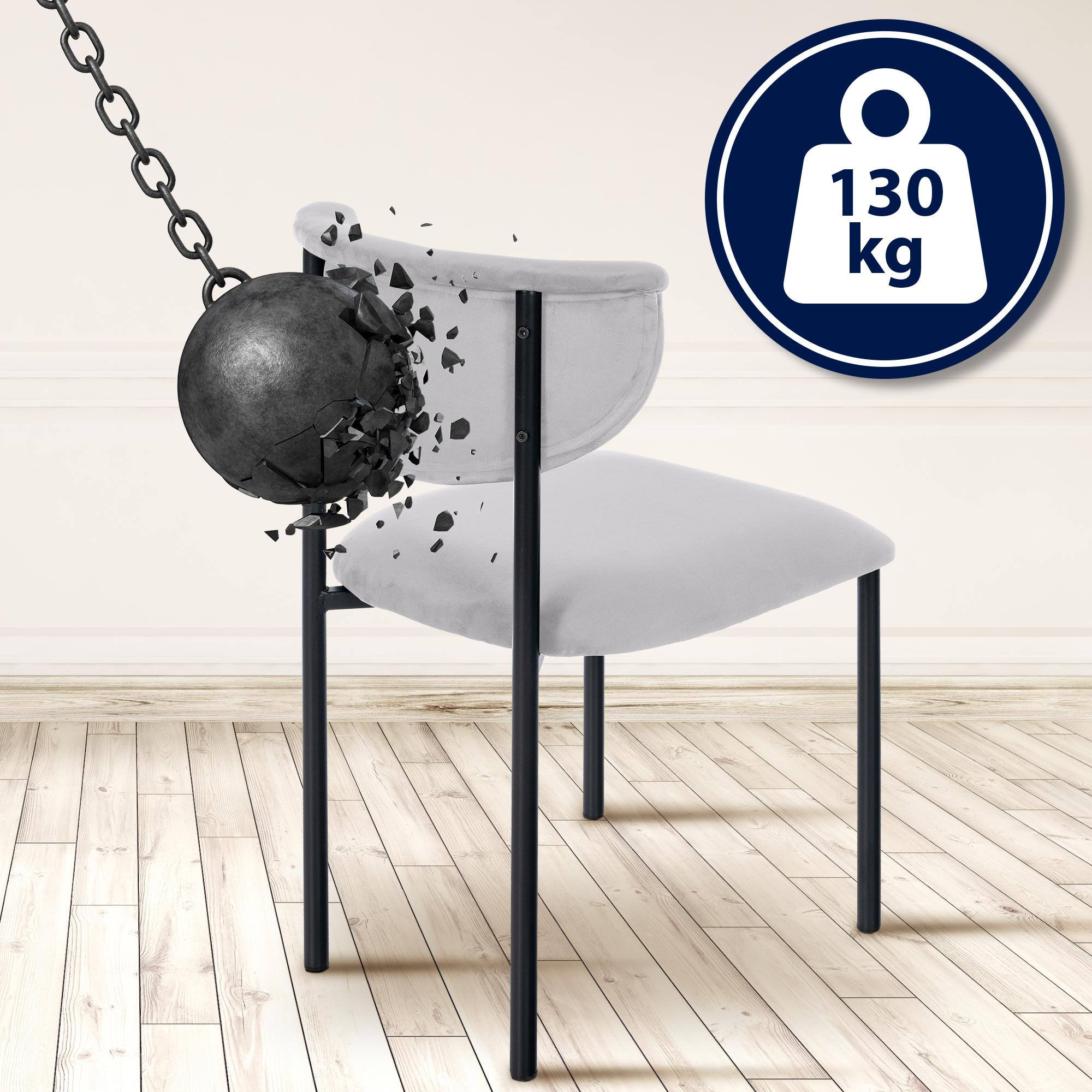 Silla de Comedor Gambell Terciopelo