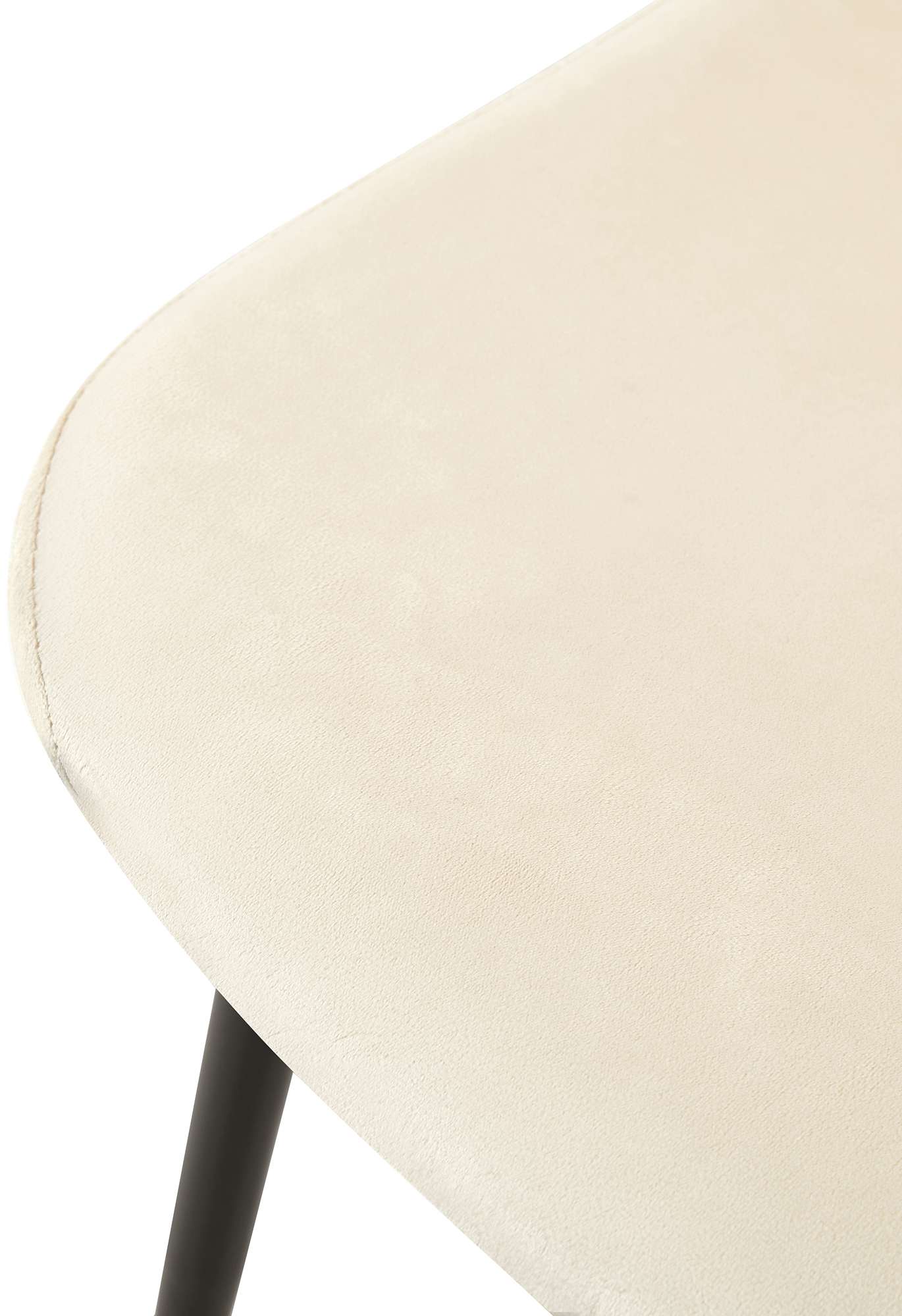 Set de 4 sillas de comedor Giverny en tela o terciopelo