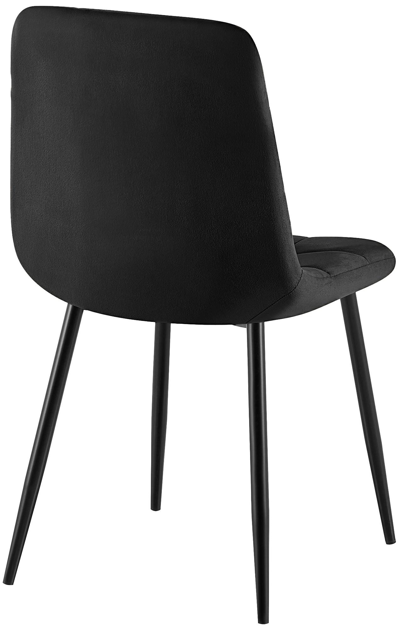 Silla de comedor Antibes tapizada en terciopelo