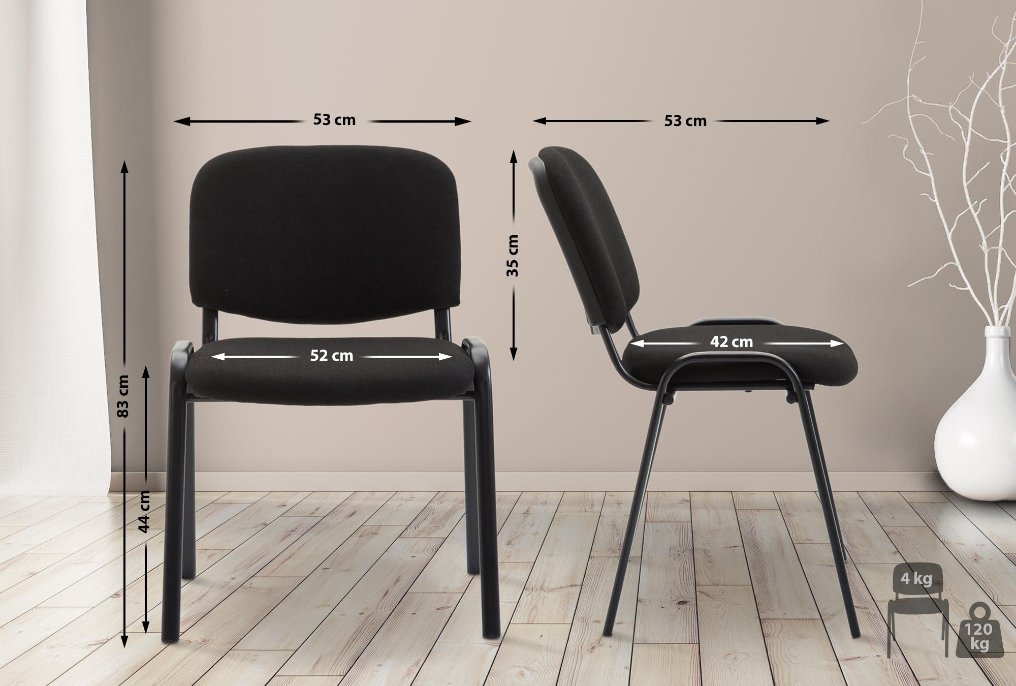 Silla De Conferencia Ken V2 En Tela