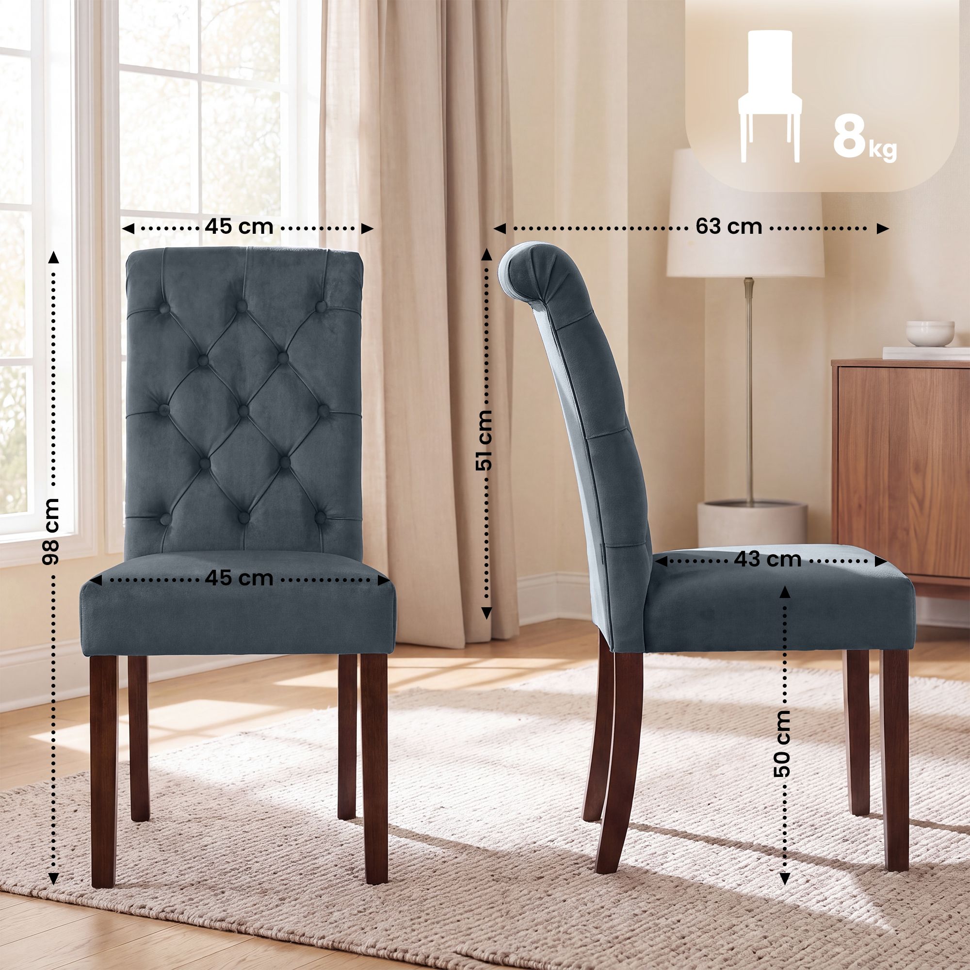 Silla de comedor Lisburn