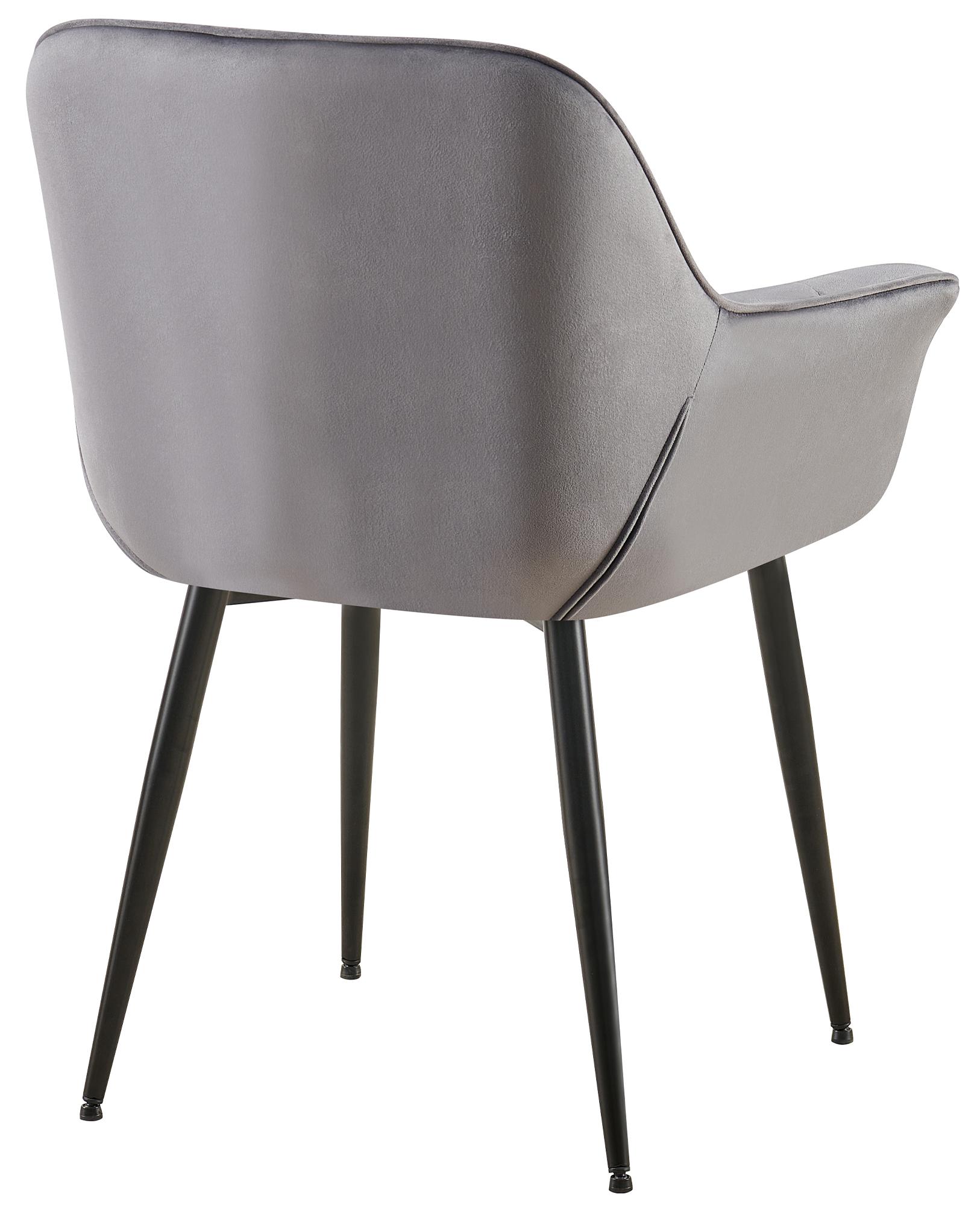 Set de 2 sillas de comedor Rosevilla en terciopelo