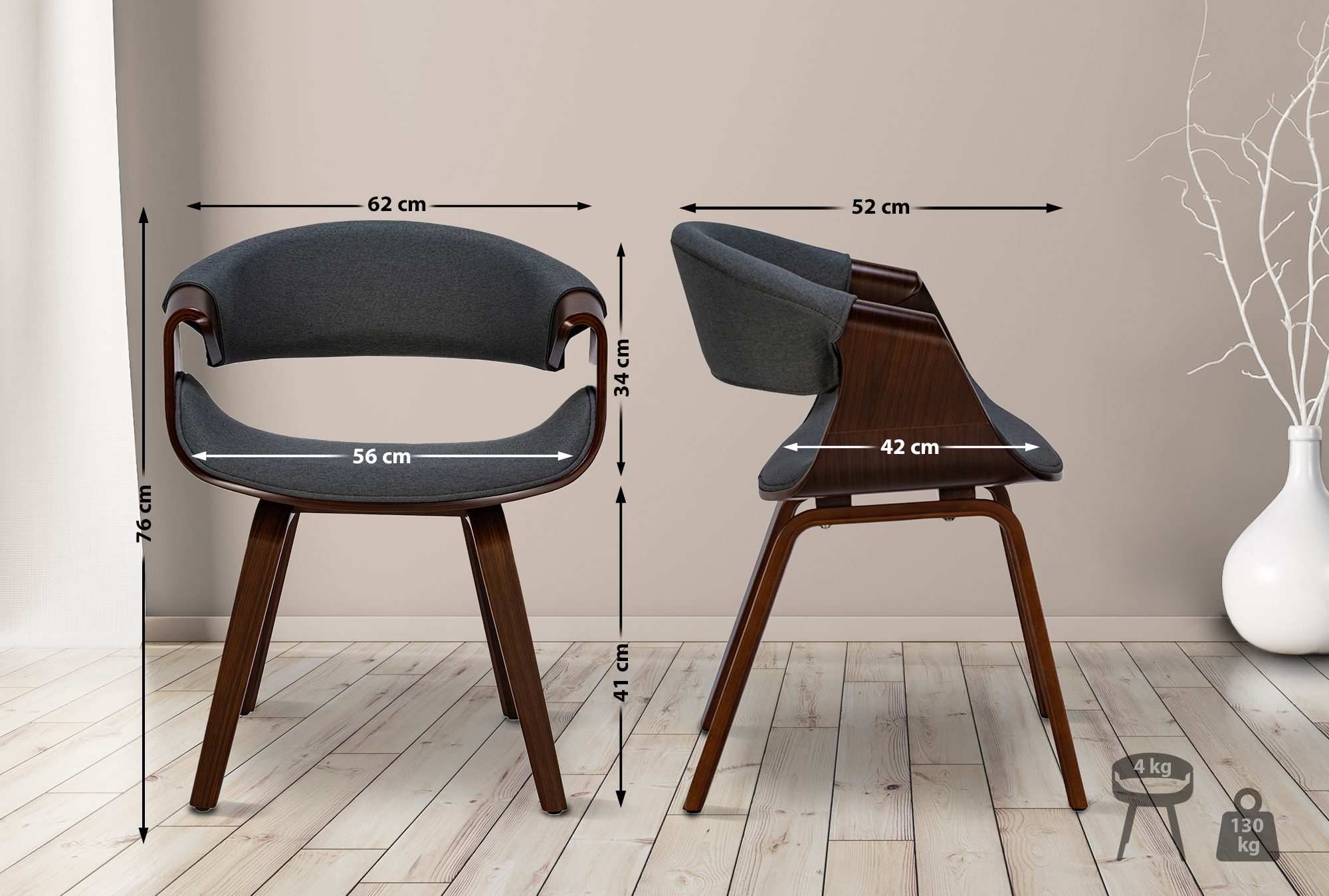 Silla de comedor Foley