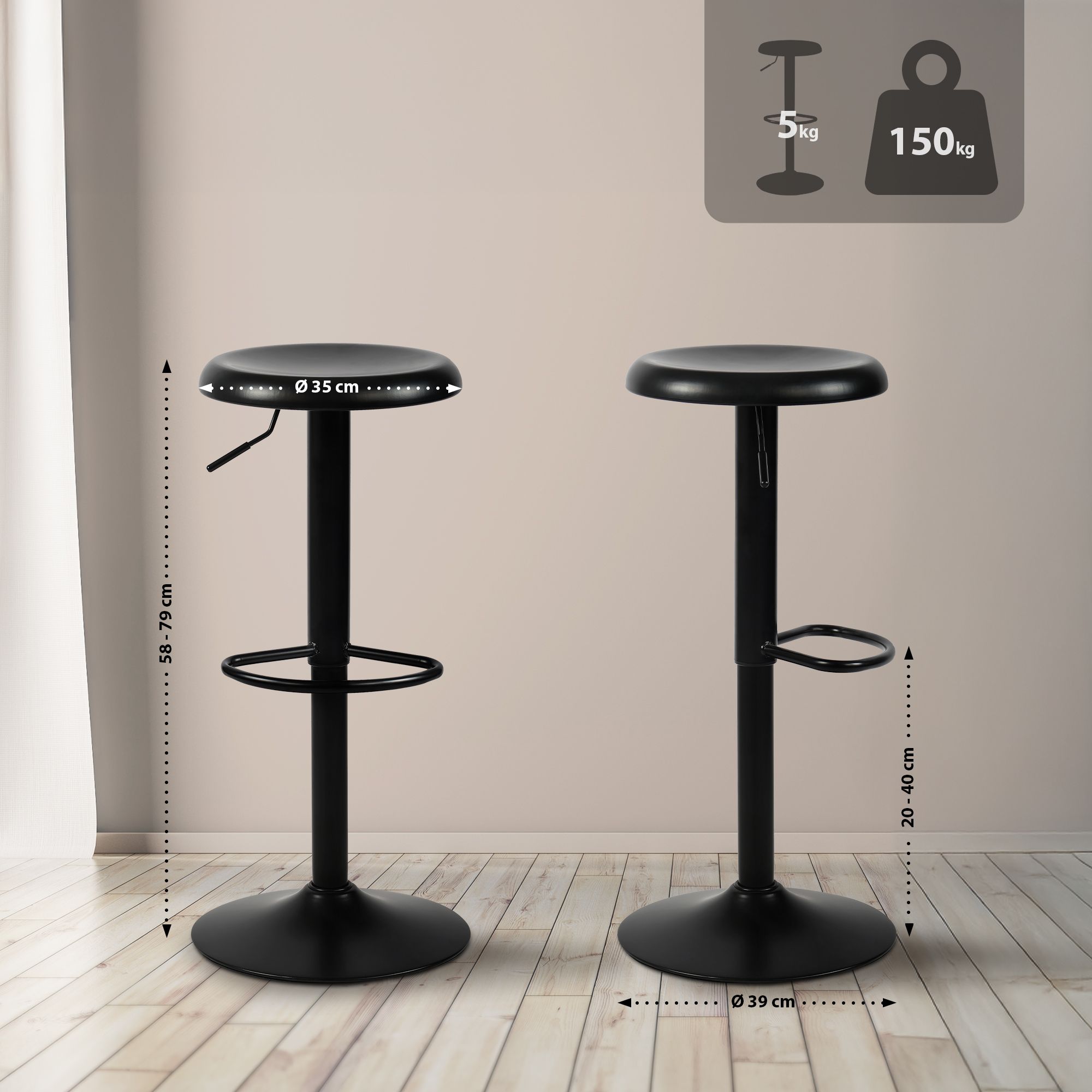 Taburete de bar Williston