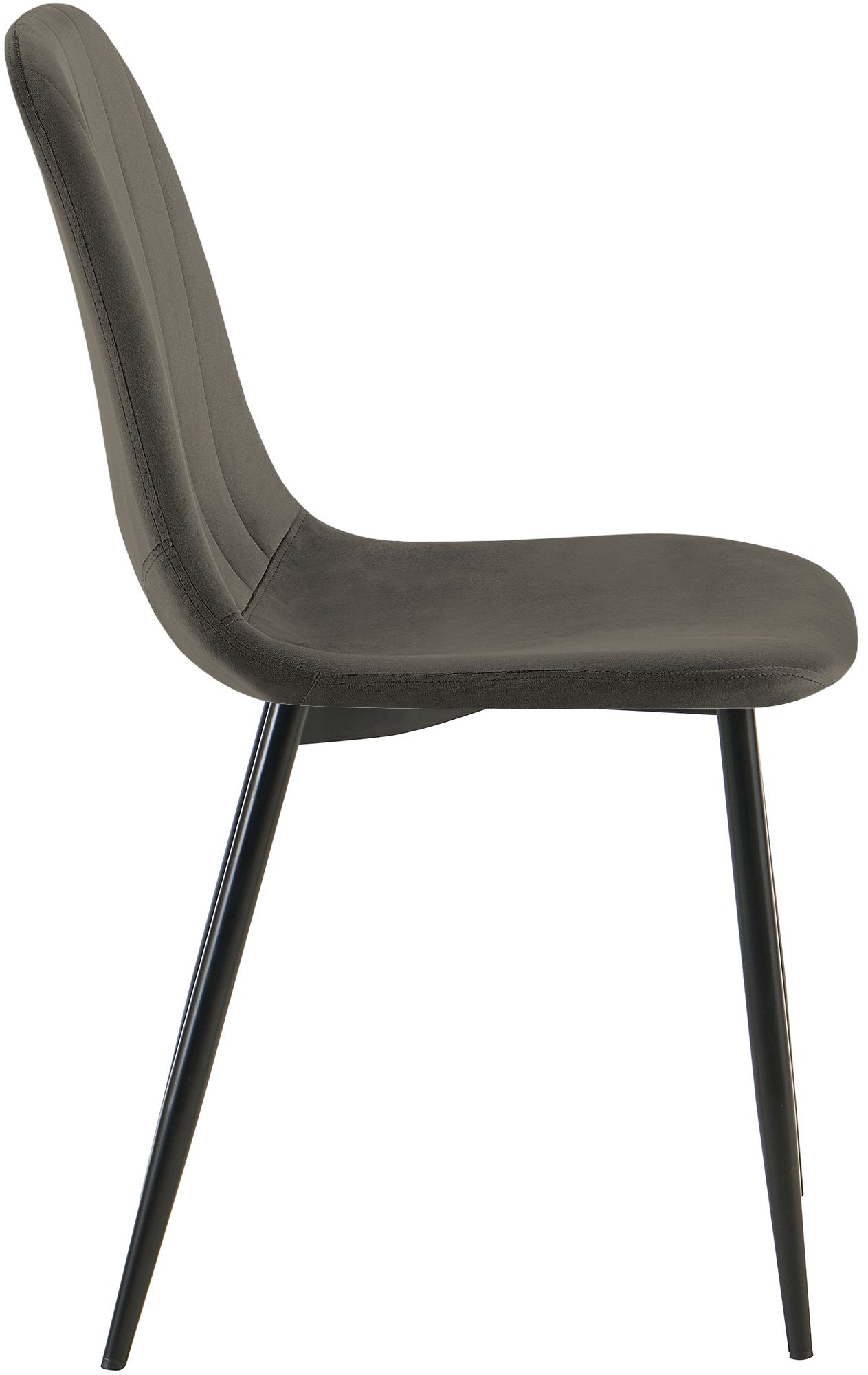 Silla de comedor Baxter de terciopelo