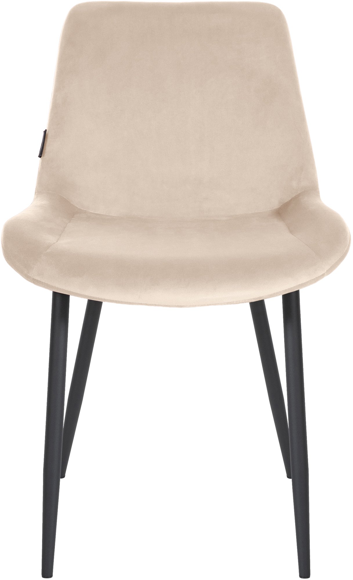 Juego de 2 Sillas de Comedor Victoria de Terciopelo