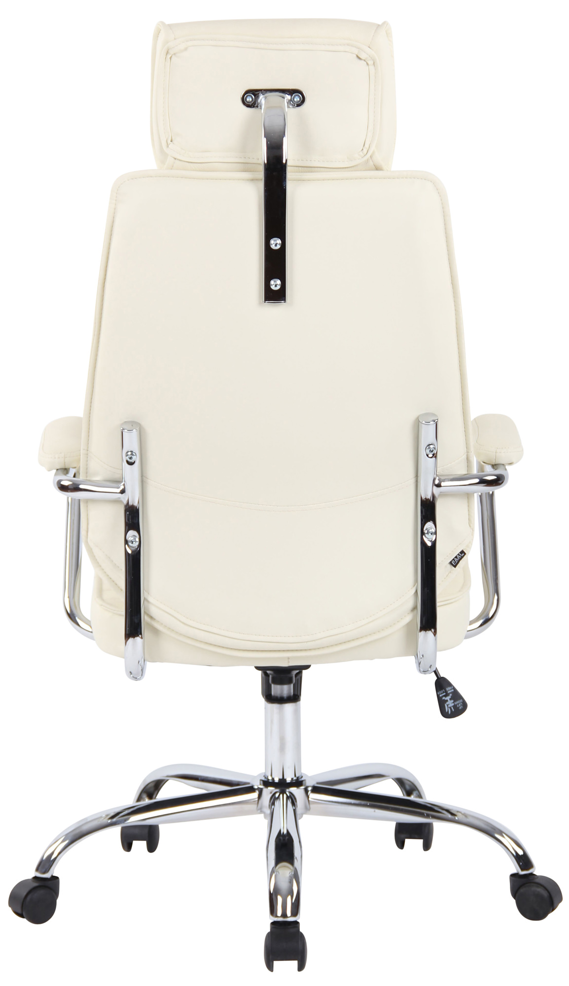 Silla de oficina Rako de piel auténtica
