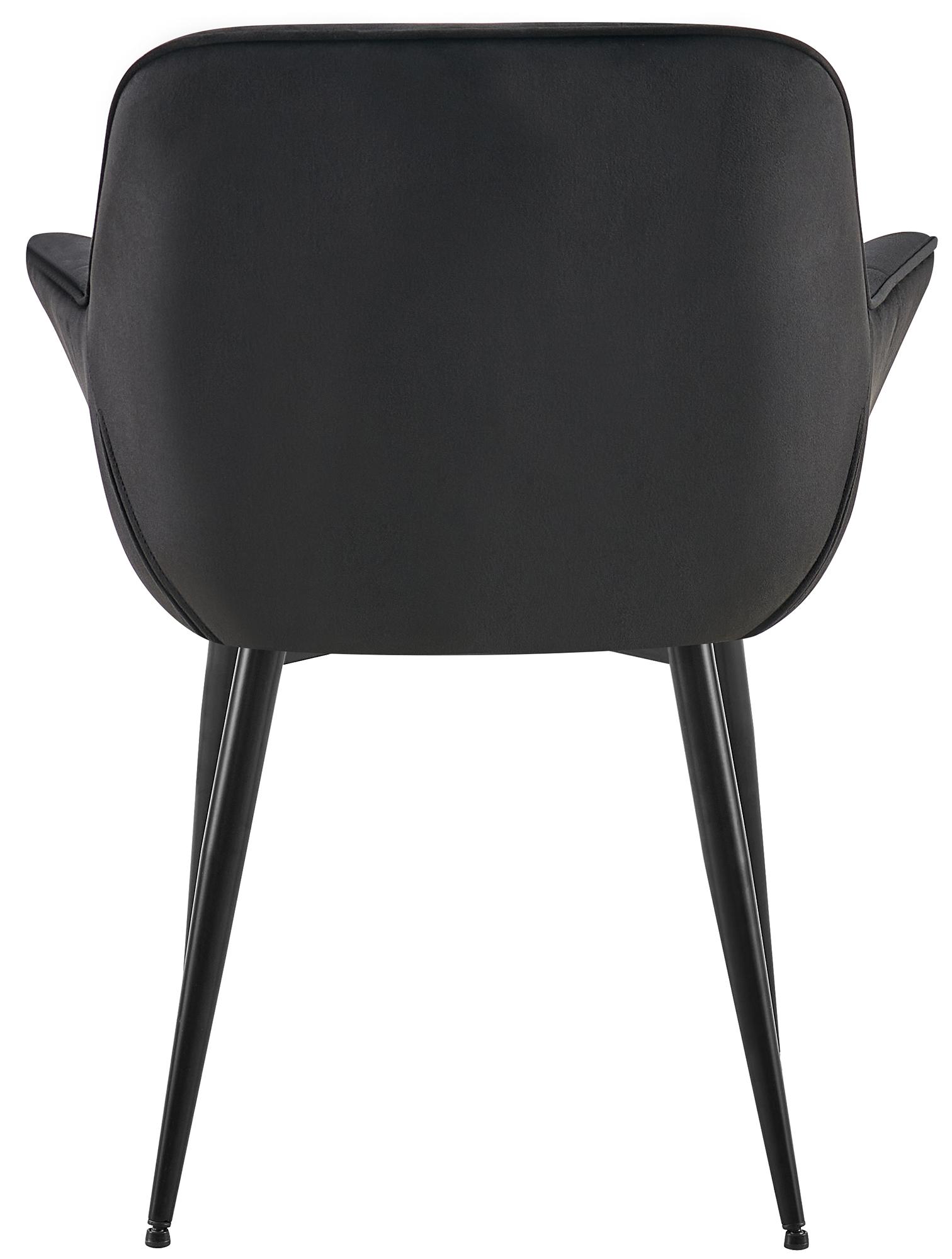 Set de 2 sillas de comedor Rosevilla en terciopelo