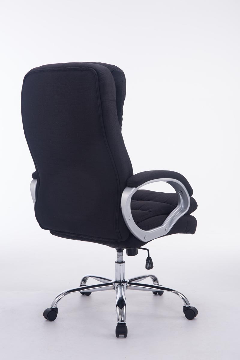 Silla de oficina XXL Vancouver tapizada en tela