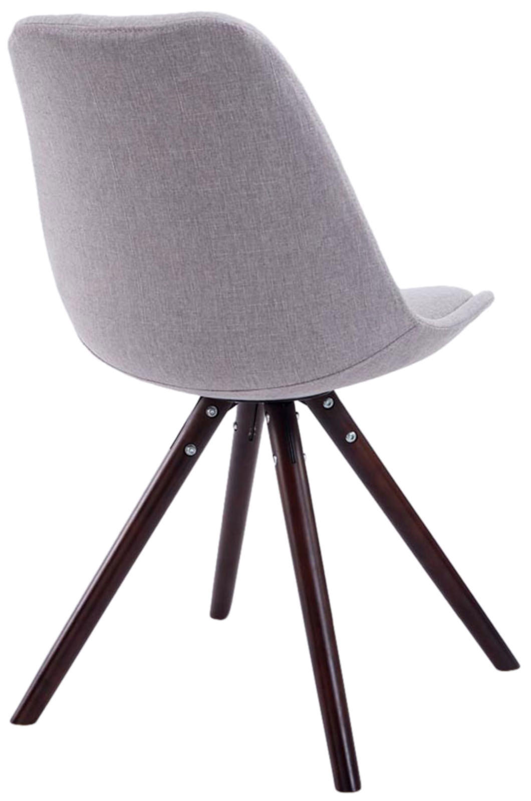 Set de 4 sillas de comedor Toulouse en tela
