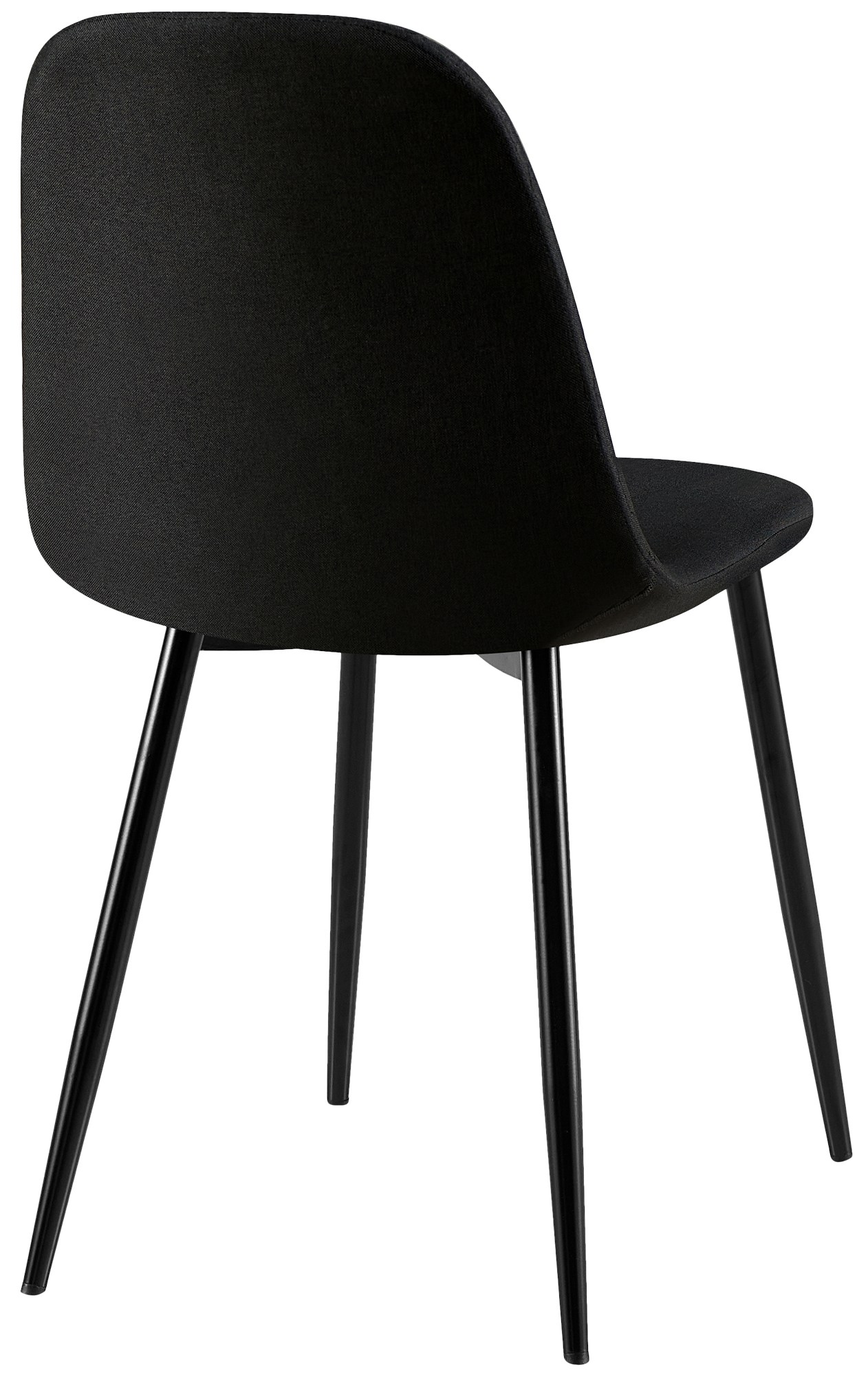 Set de 4 sillas de comedor Giverny en tela o terciopelo