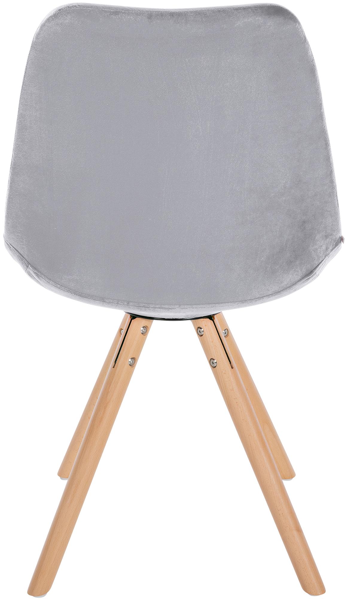 Silla de salón Sofia tapizada en terciopelo