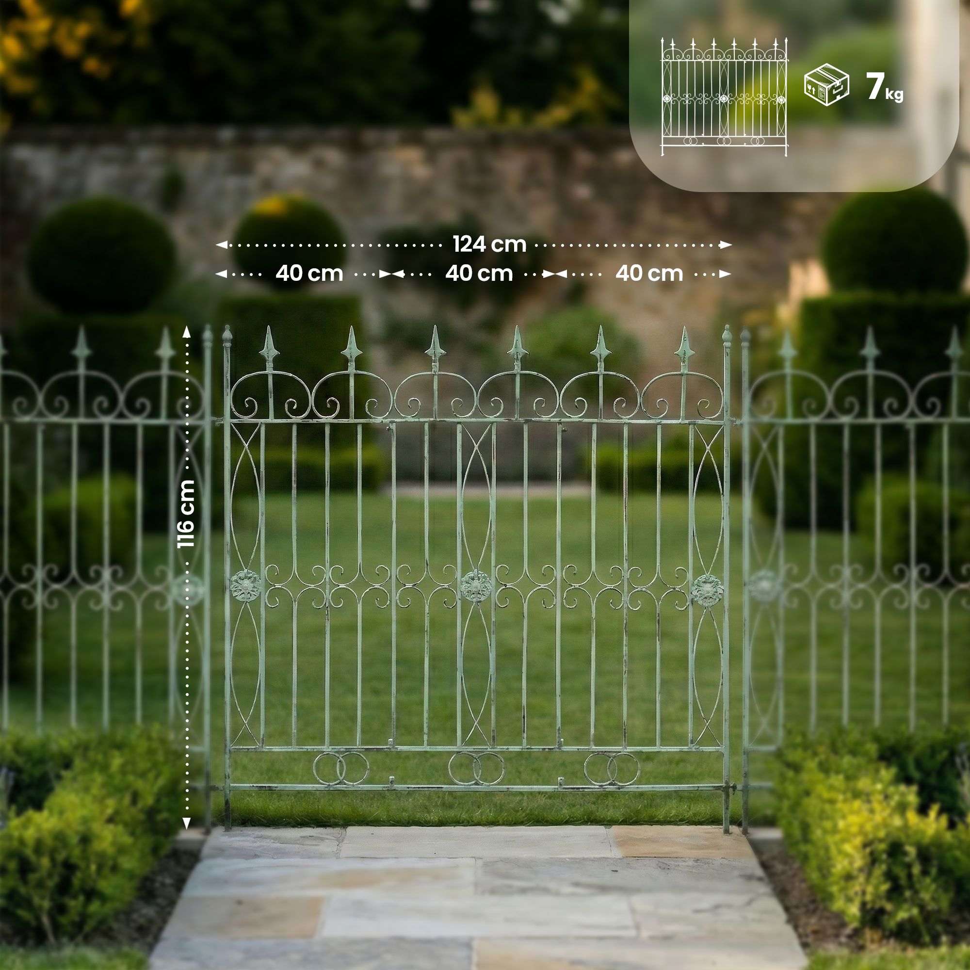 Valla de jardin Mangold