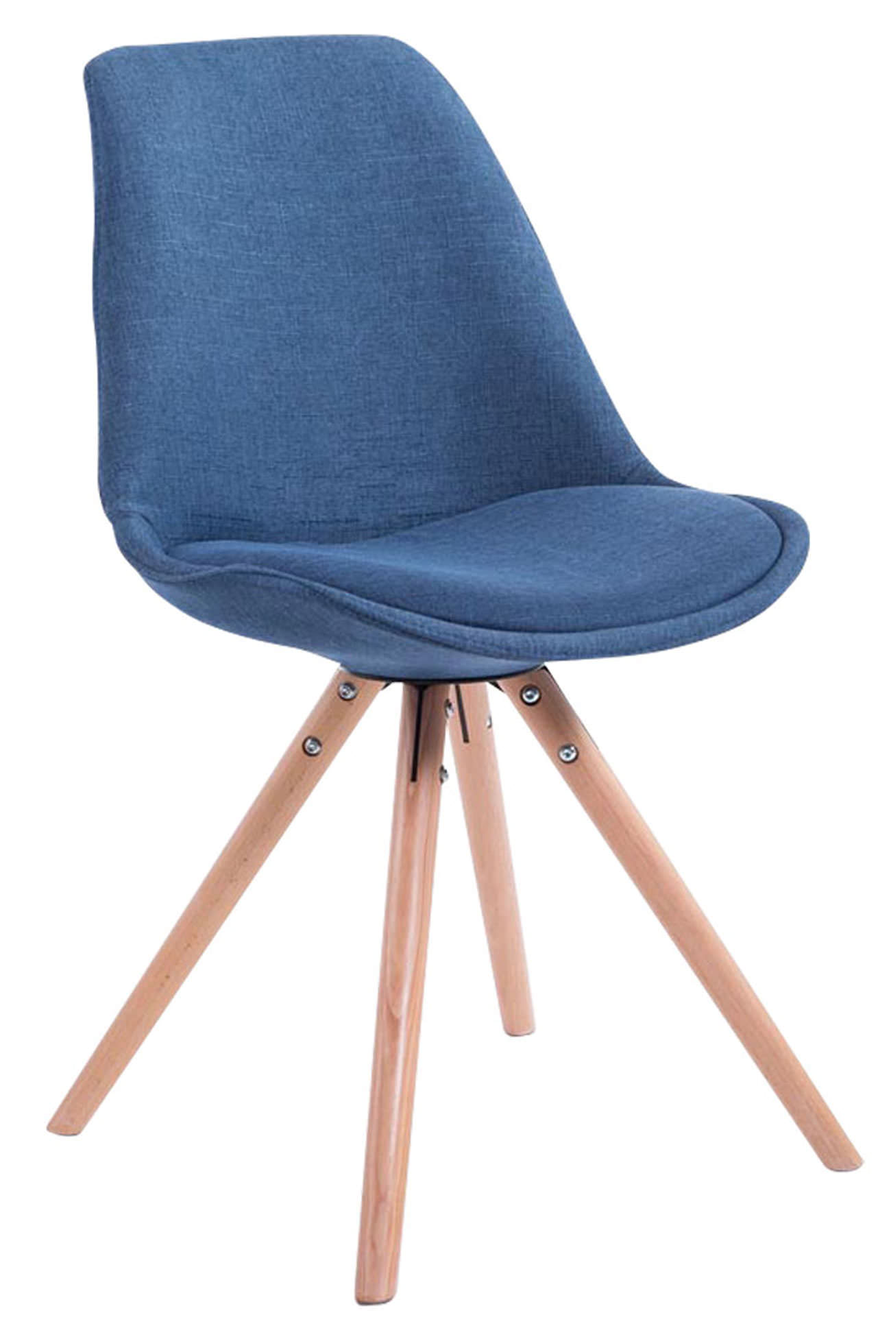 Set de 4 sillas de comedor Toulouse en tela