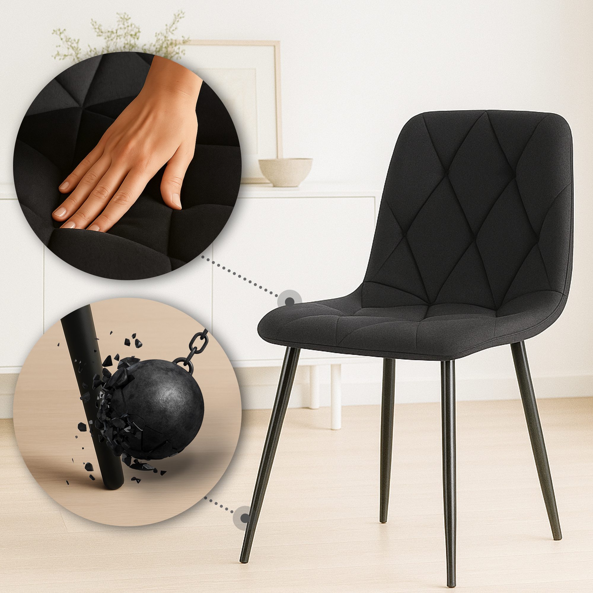 Silla de comedor Clairton