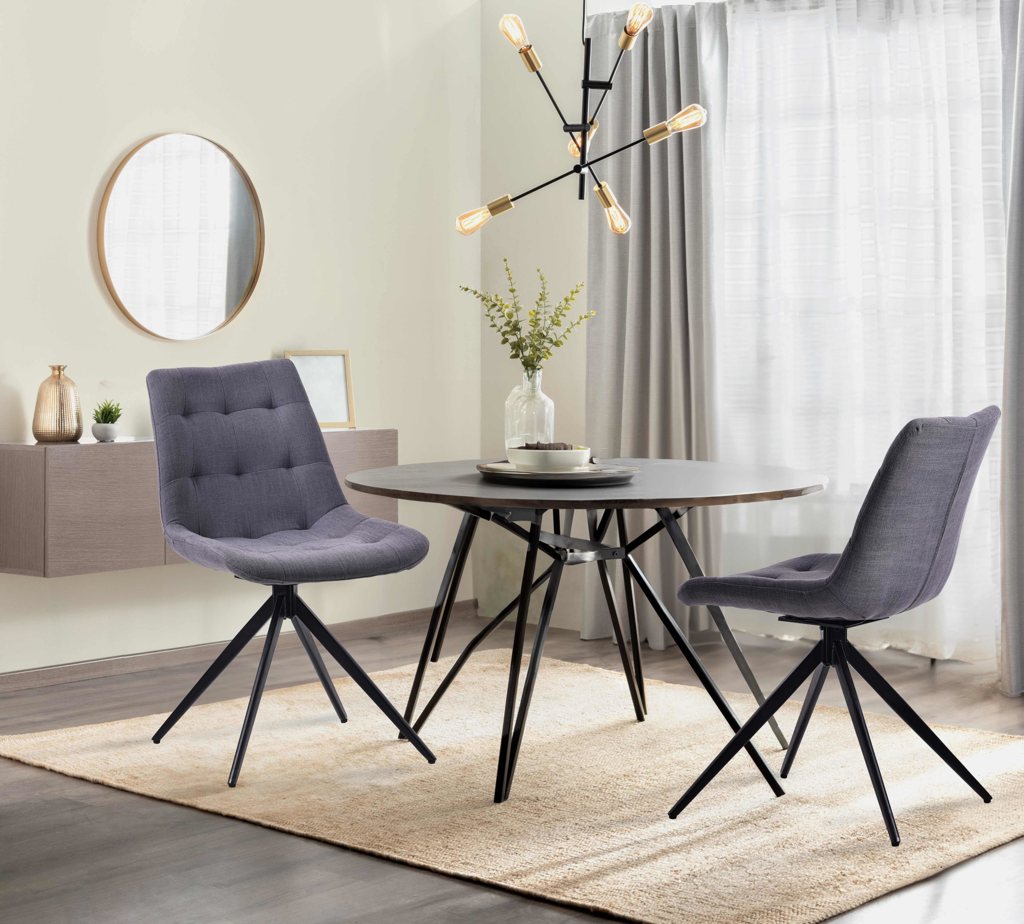 Lote de 2 sillas de comedor Merna