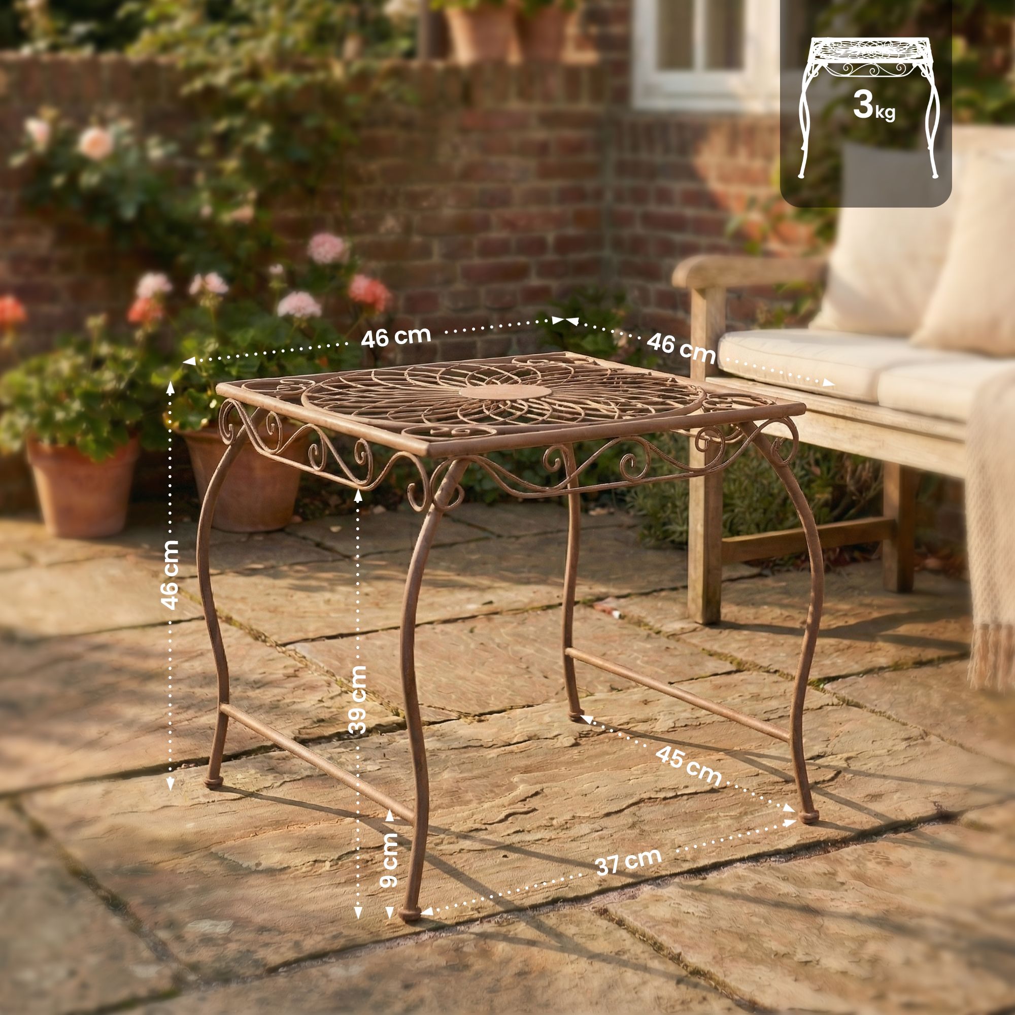 Mesa de jardin Zarina