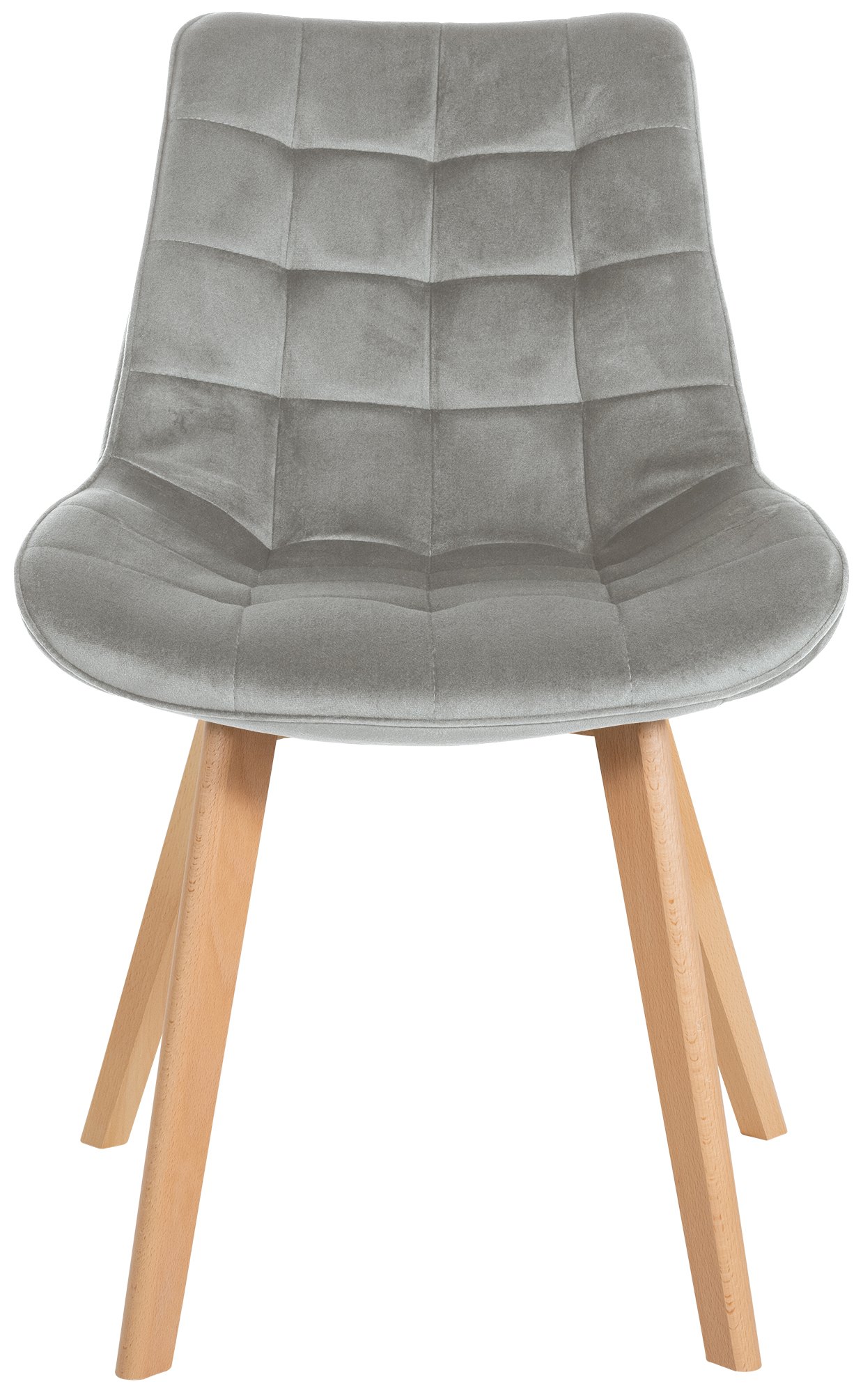 Set de 2 Sillas de comedor Brook en terciopelo