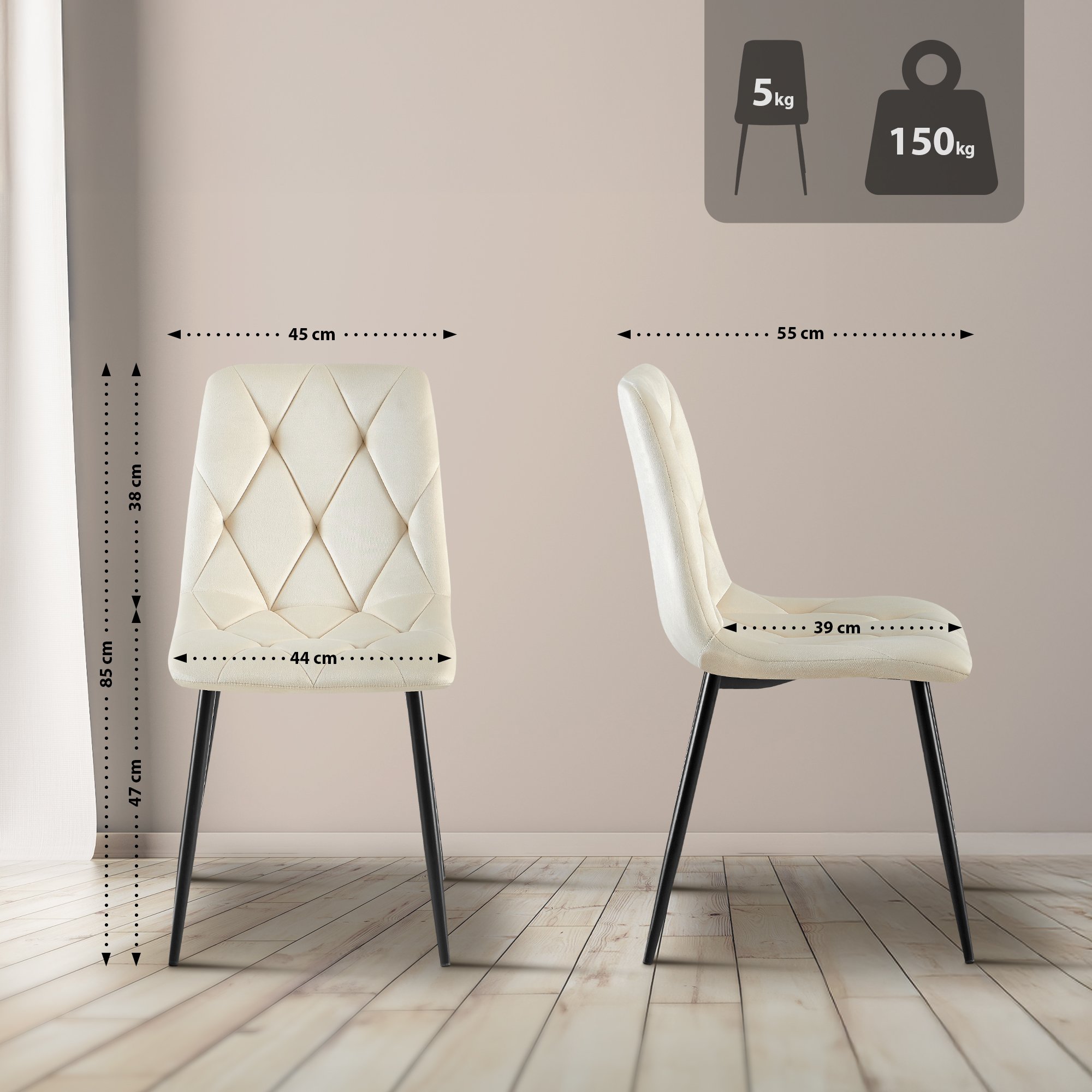 Silla de comedor Clairton