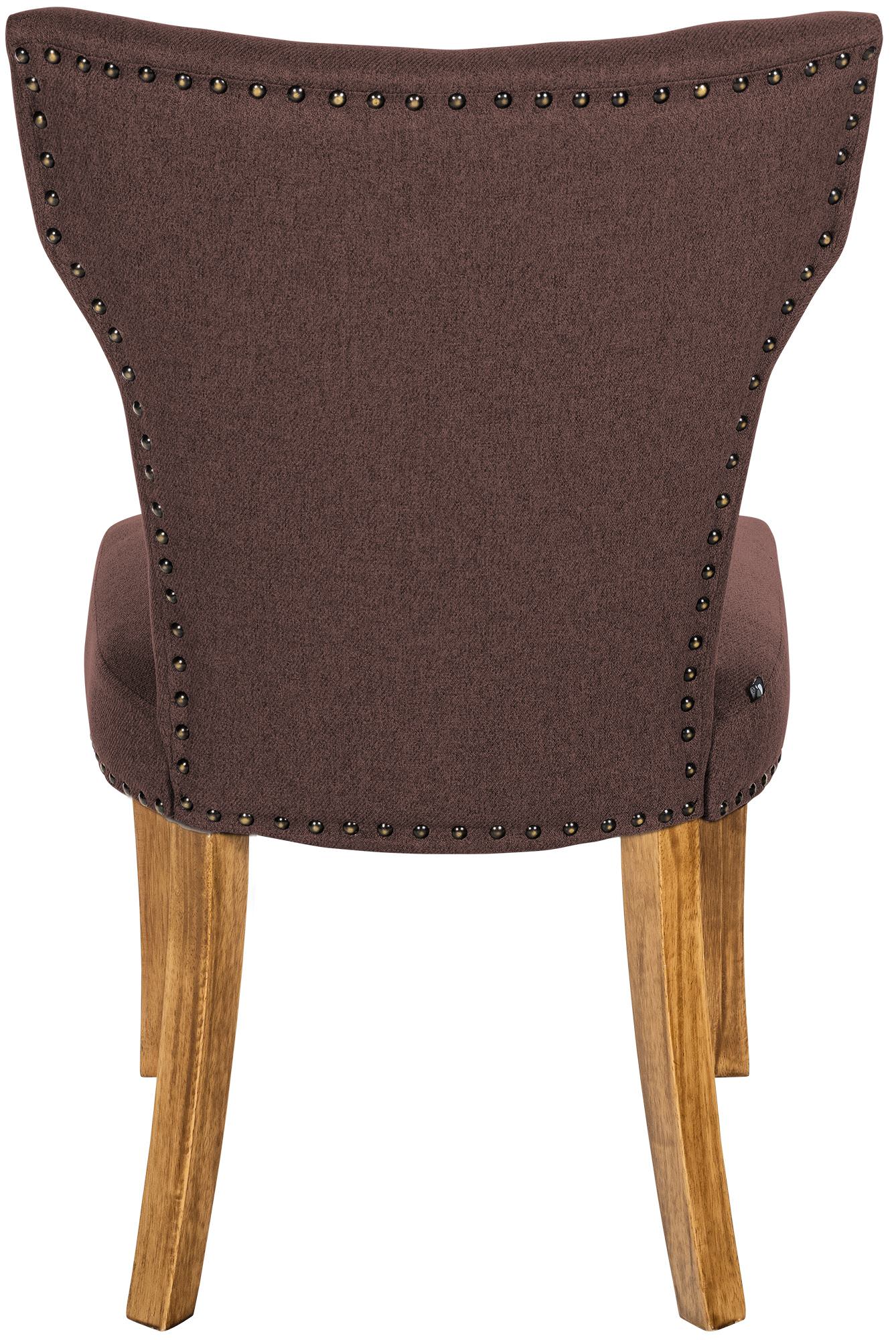 Set de 2 sillas de comedor Zadar en tela