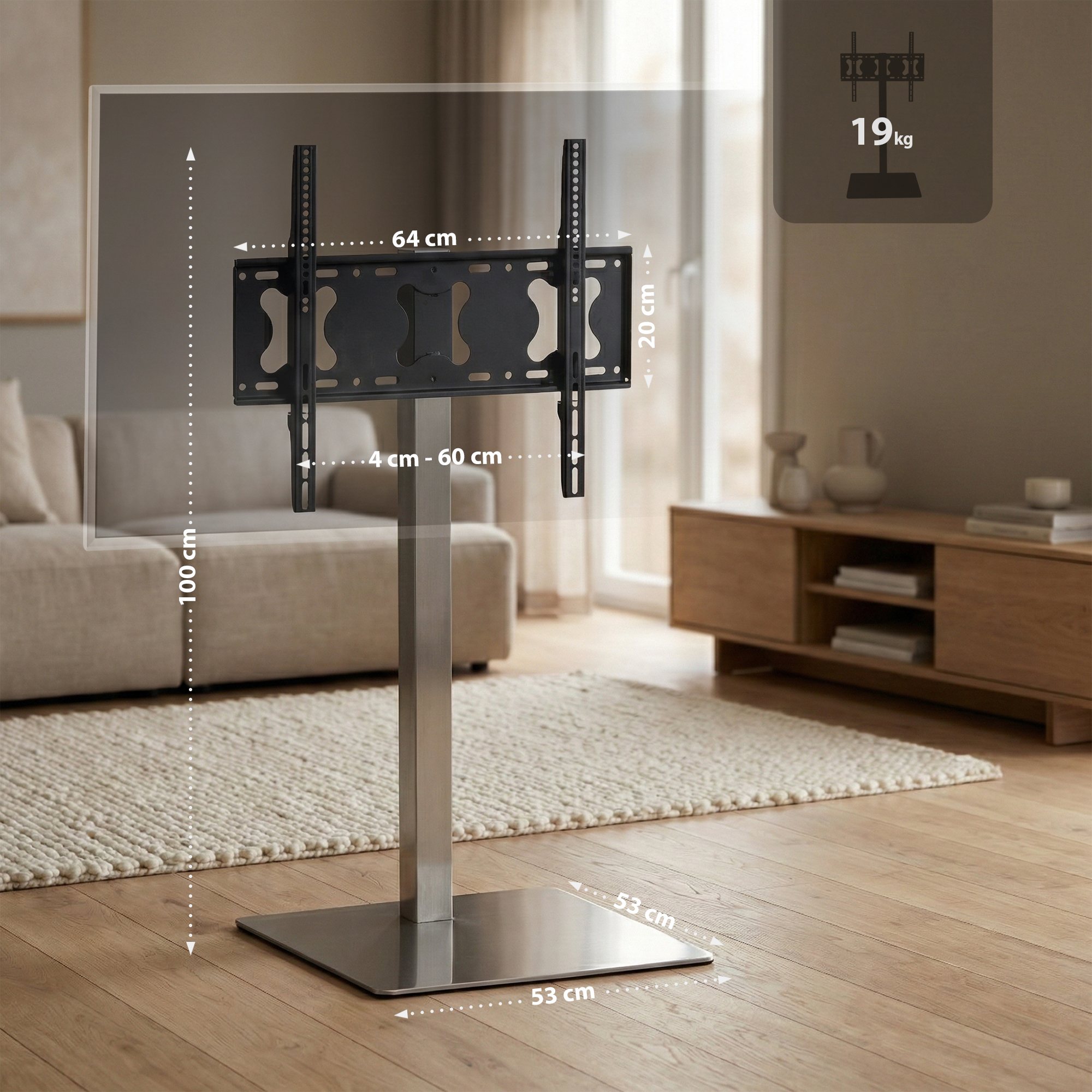 Soporte de pie para TV