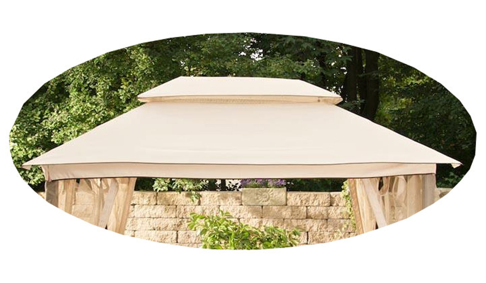 Toldo de tela para columpio Kenia