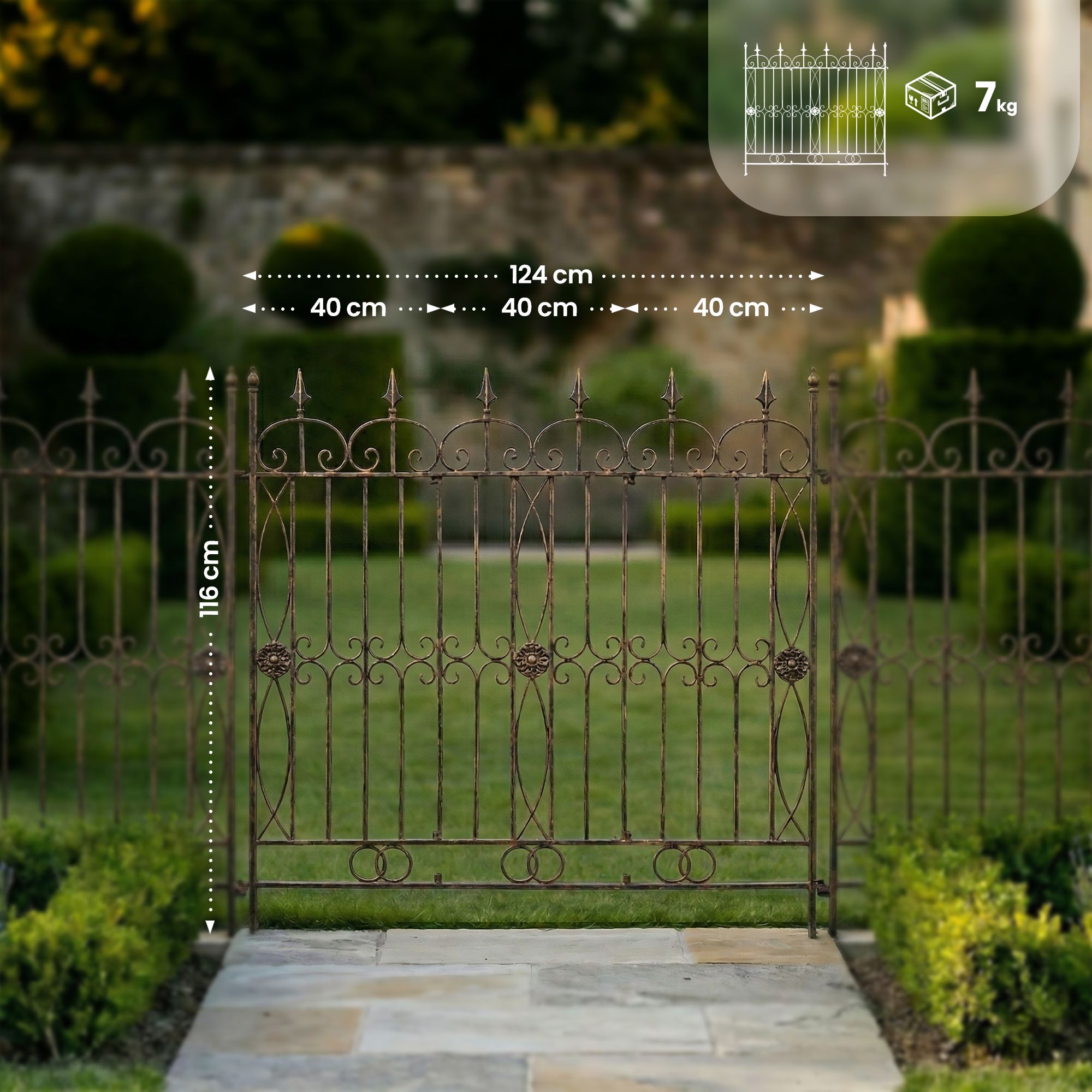 Valla de jardin Mangold