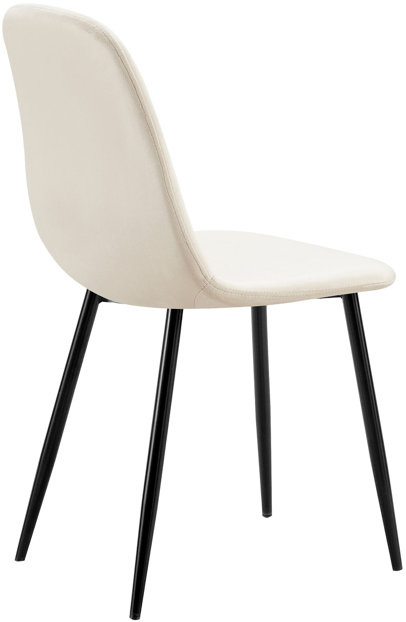 Silla de comedor Baxter de terciopelo