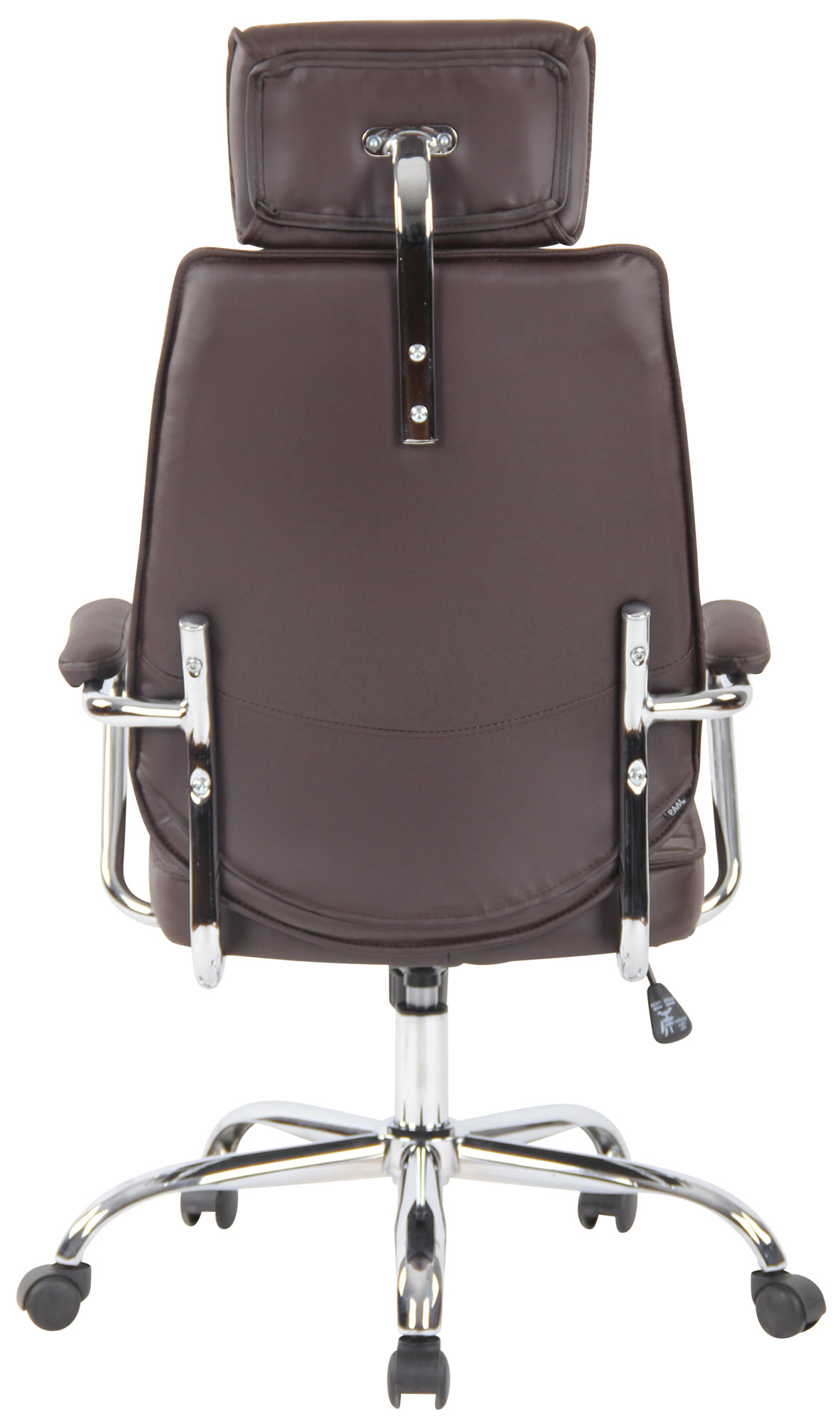Silla de oficina Rako de piel auténtica