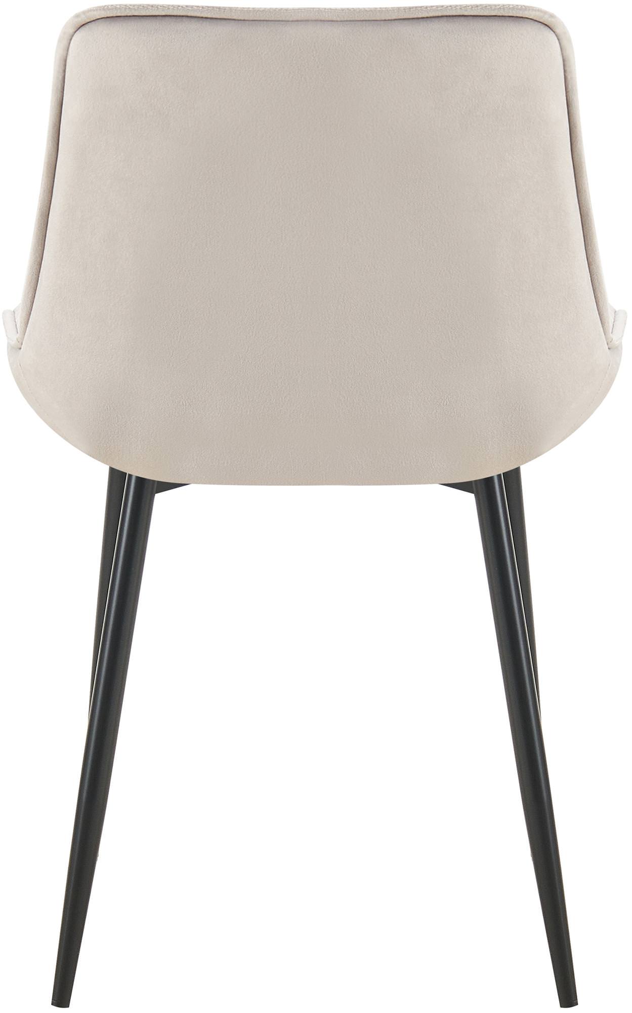 Silla de comedor Wallace de terciopelo