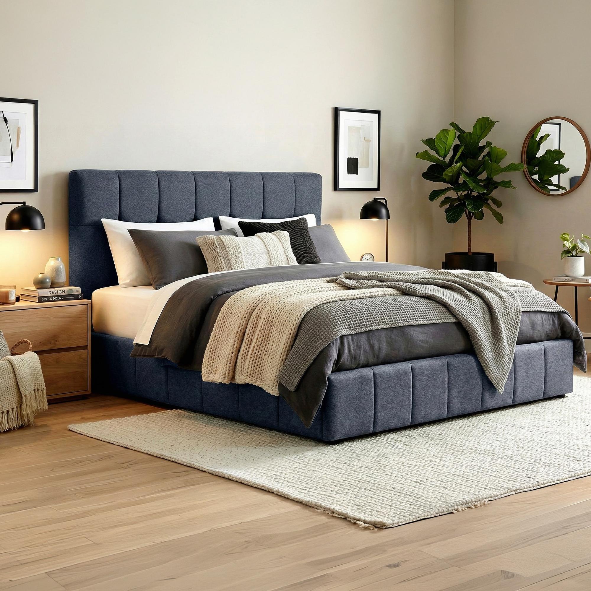 Cama tapizada Ladia