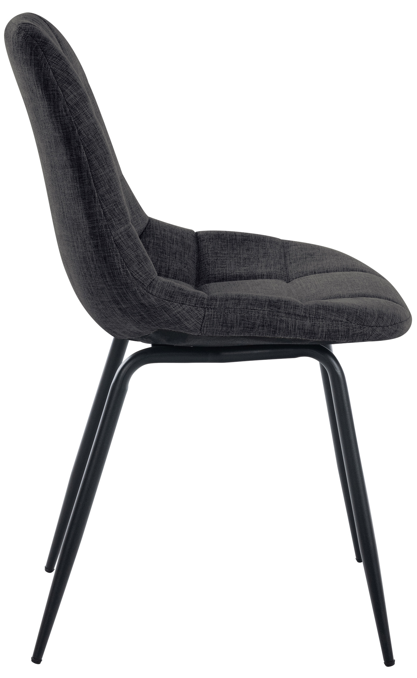 Silla de comedor Tom en tela o polipiel