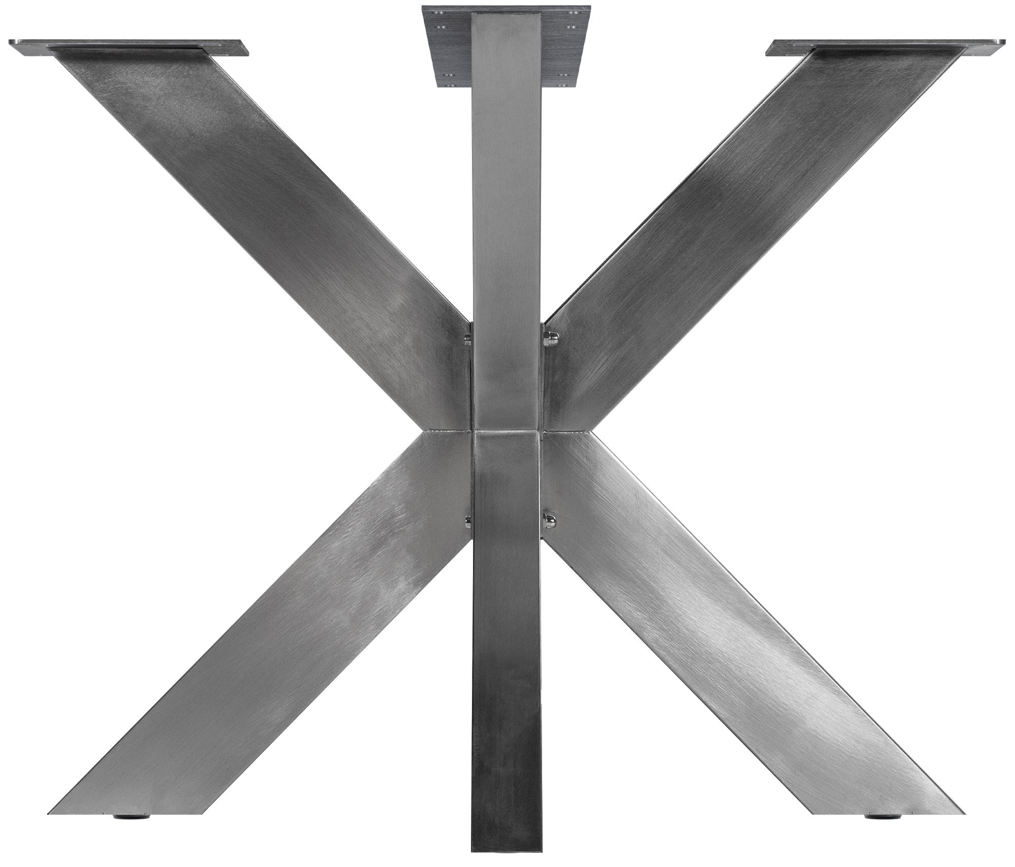 Base para mesa Duncan de acero inoxidable