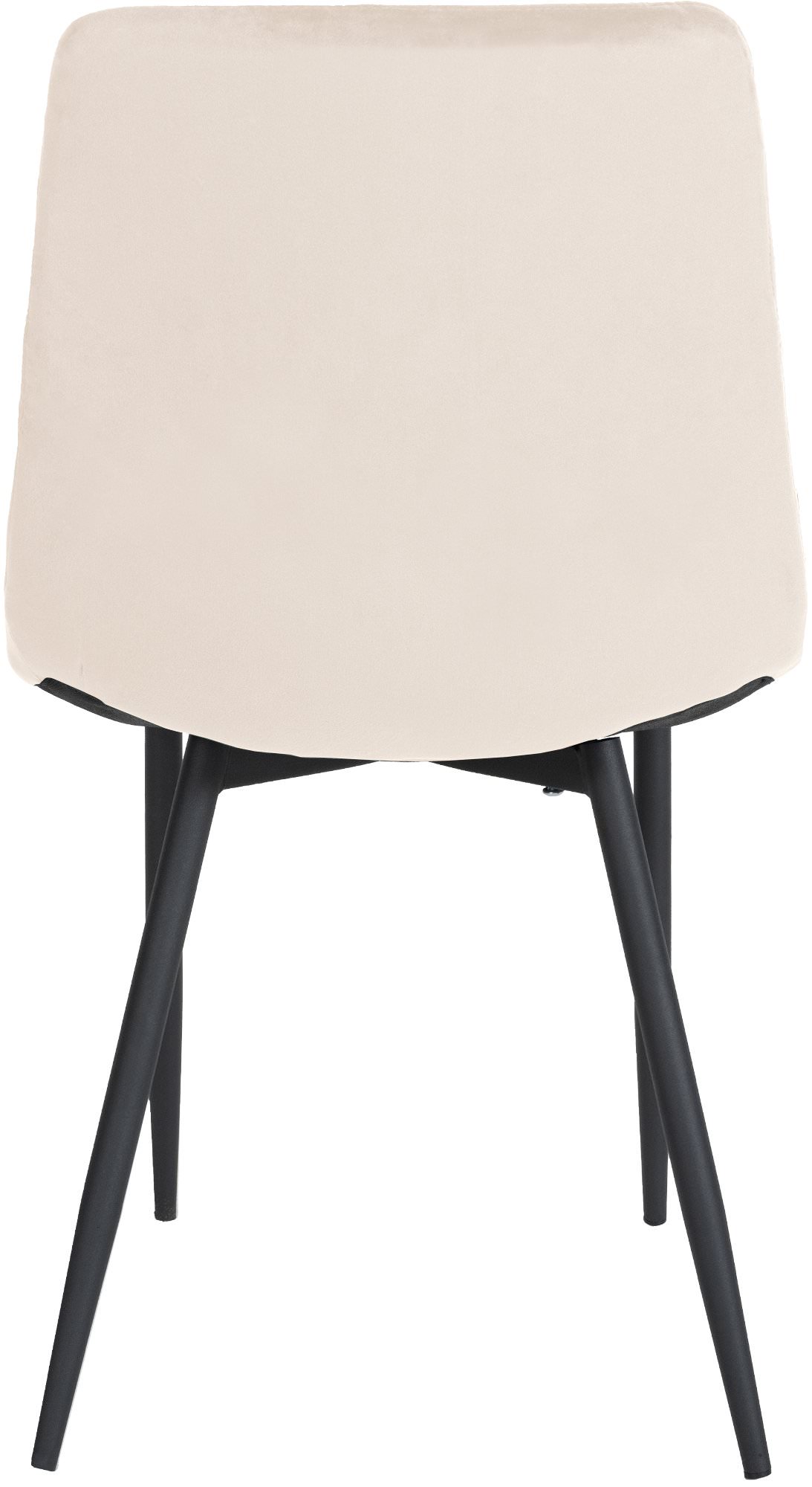 Set de 4 Sillas de comedor Telde en terciopelo