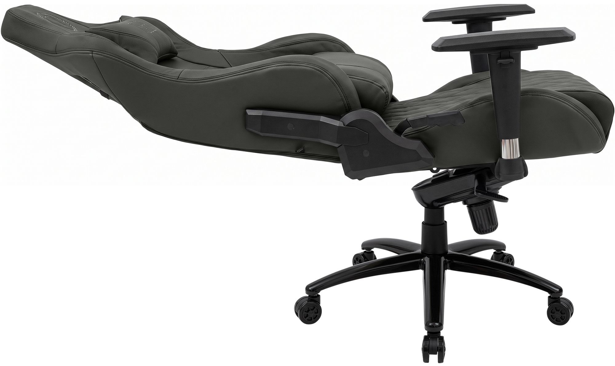 Silla de oficina Keren tapizada en piel genuina
