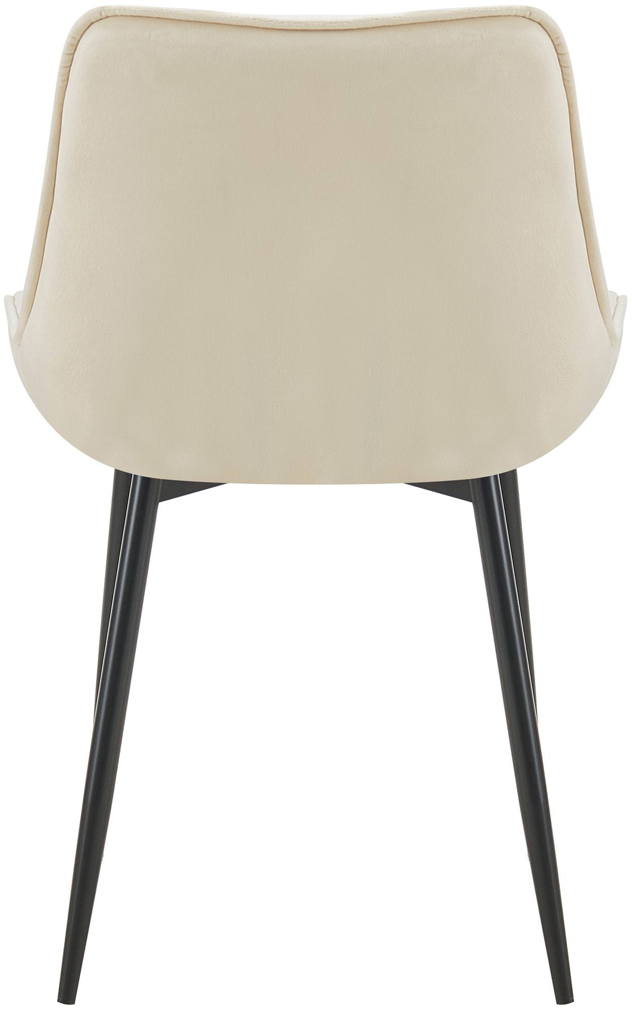 Silla de comedor Wallace de terciopelo