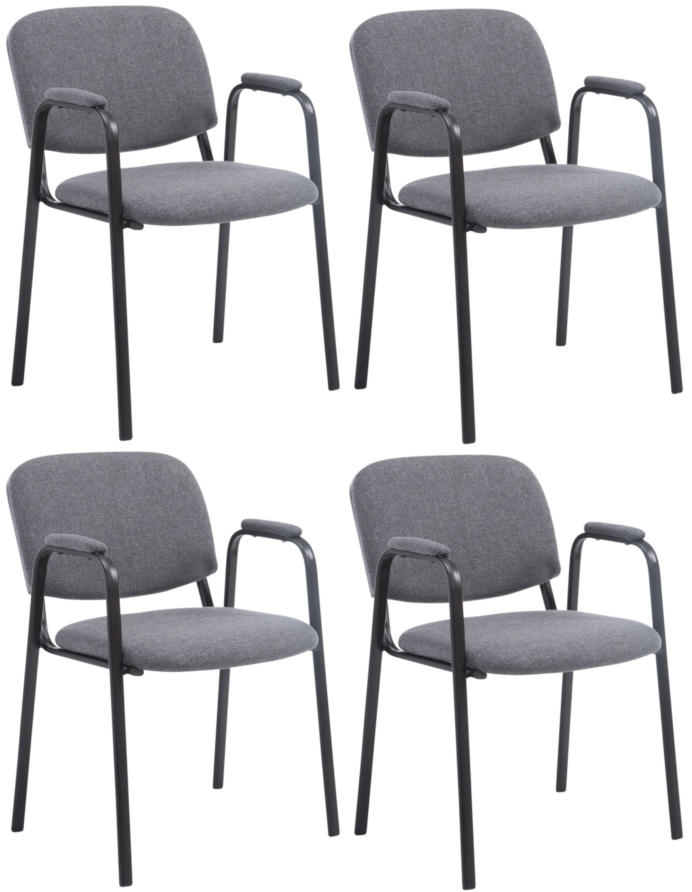 Set de 4 sillas de Confidente Ken Pro en Tela
