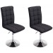 2er Set Design Esszimmerstühle Esszimmer-Stuhl Peking V2 Stoff
