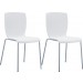 2er Set Stühle MIO-weiß