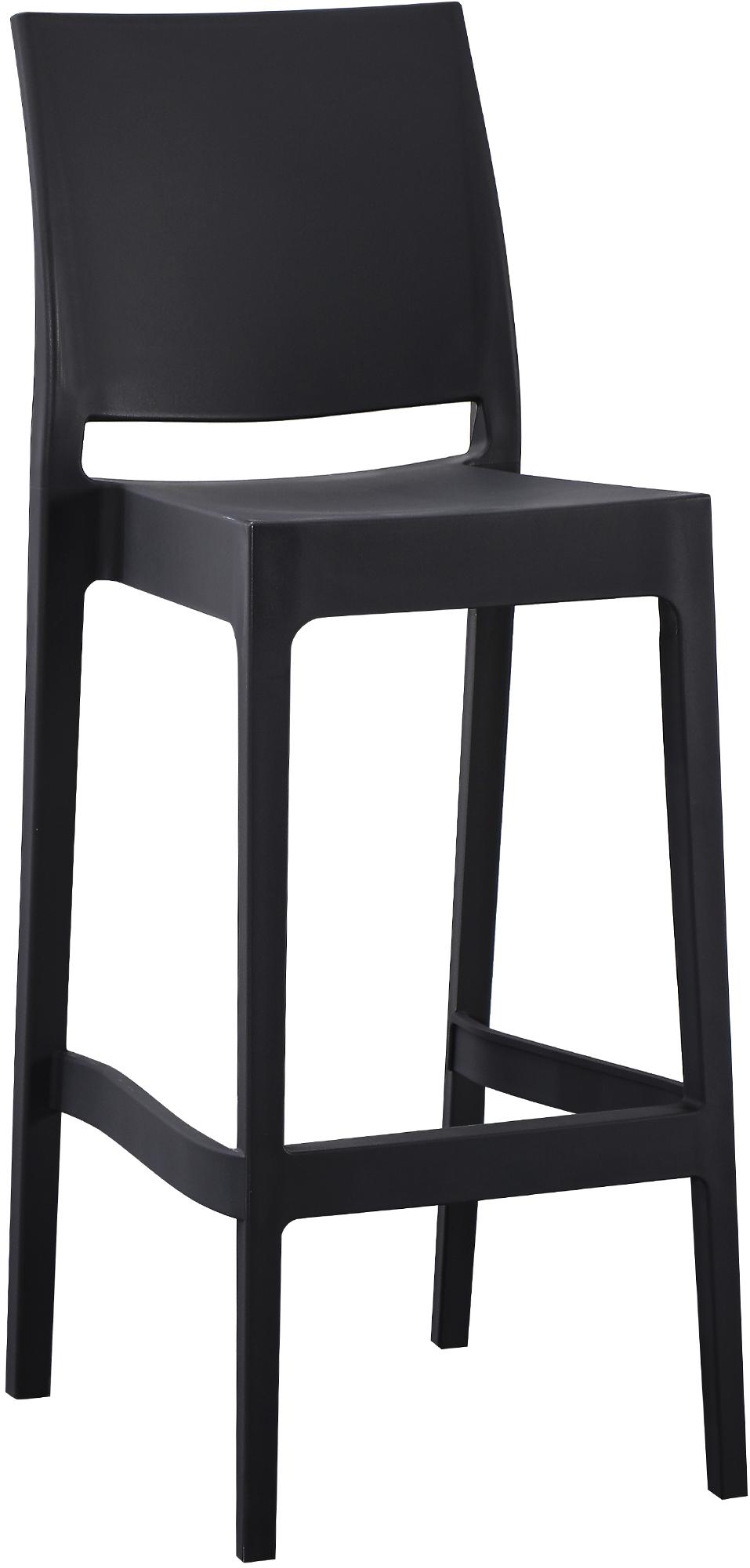 Taburete de bar Flamur - Silla alta de diseño moderno con protector de suelo y fácil montaje