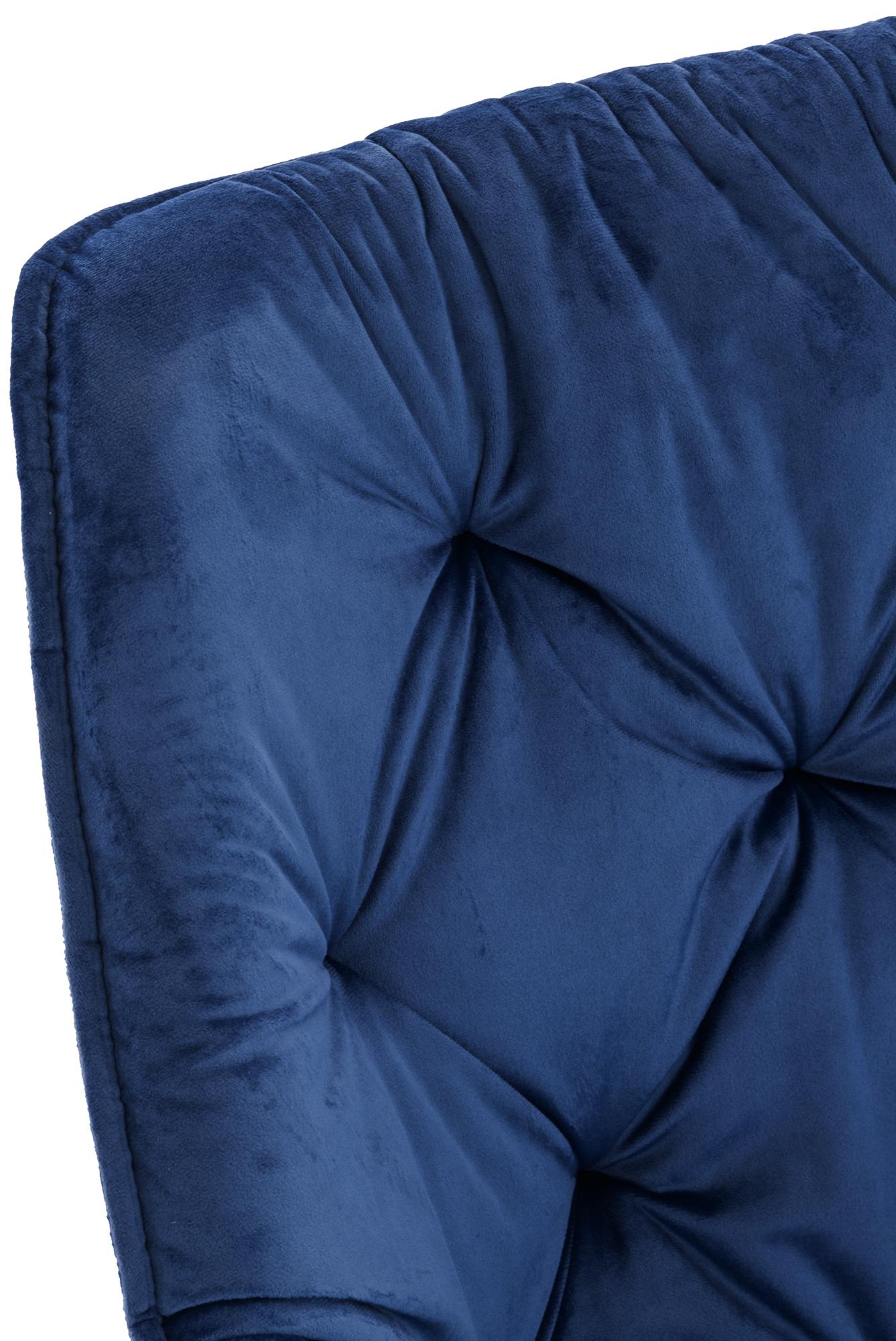 Set de 4 sillas Tanna de salón en terciopelo