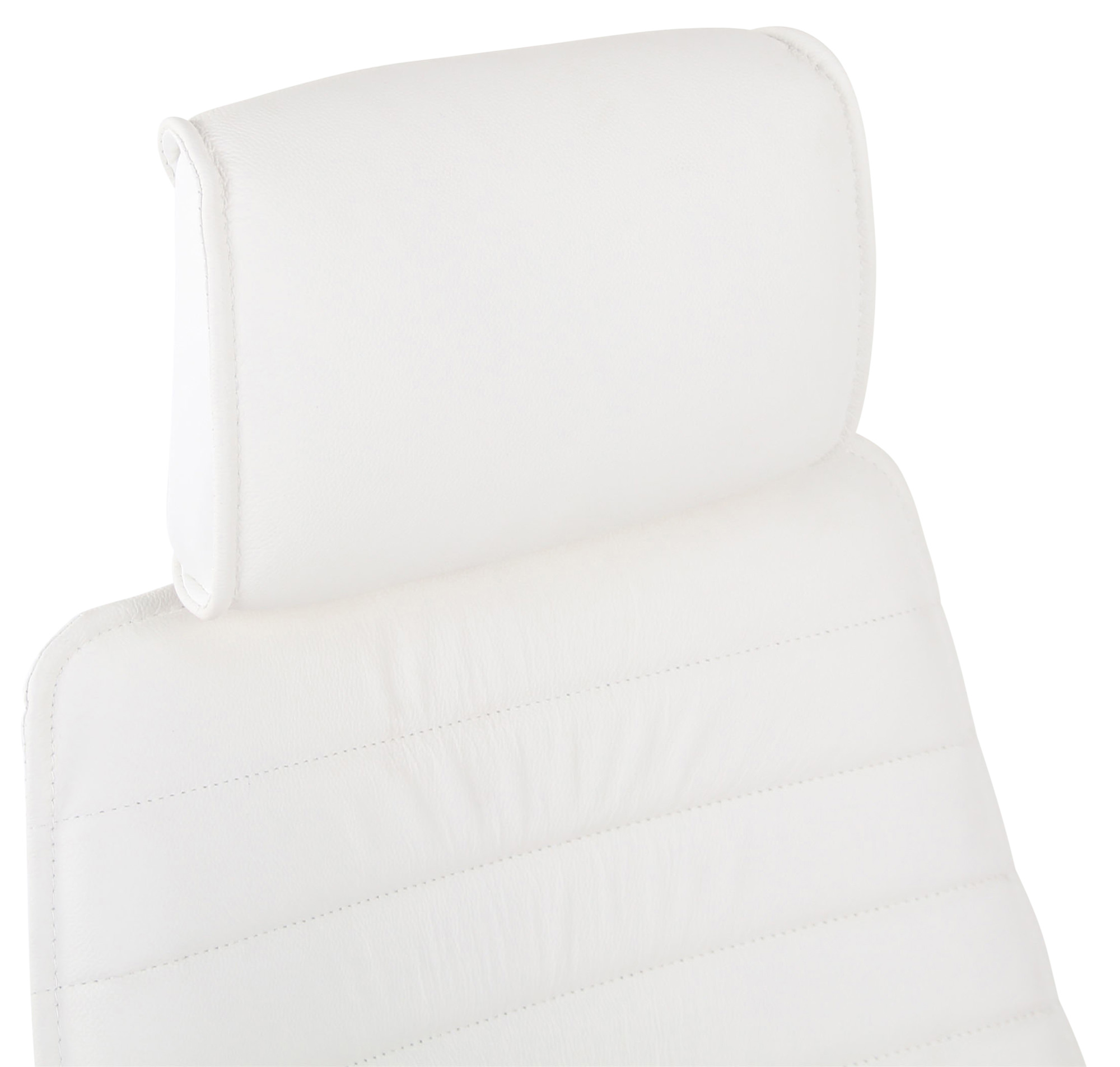 Silla de oficina Rako de piel auténtica
