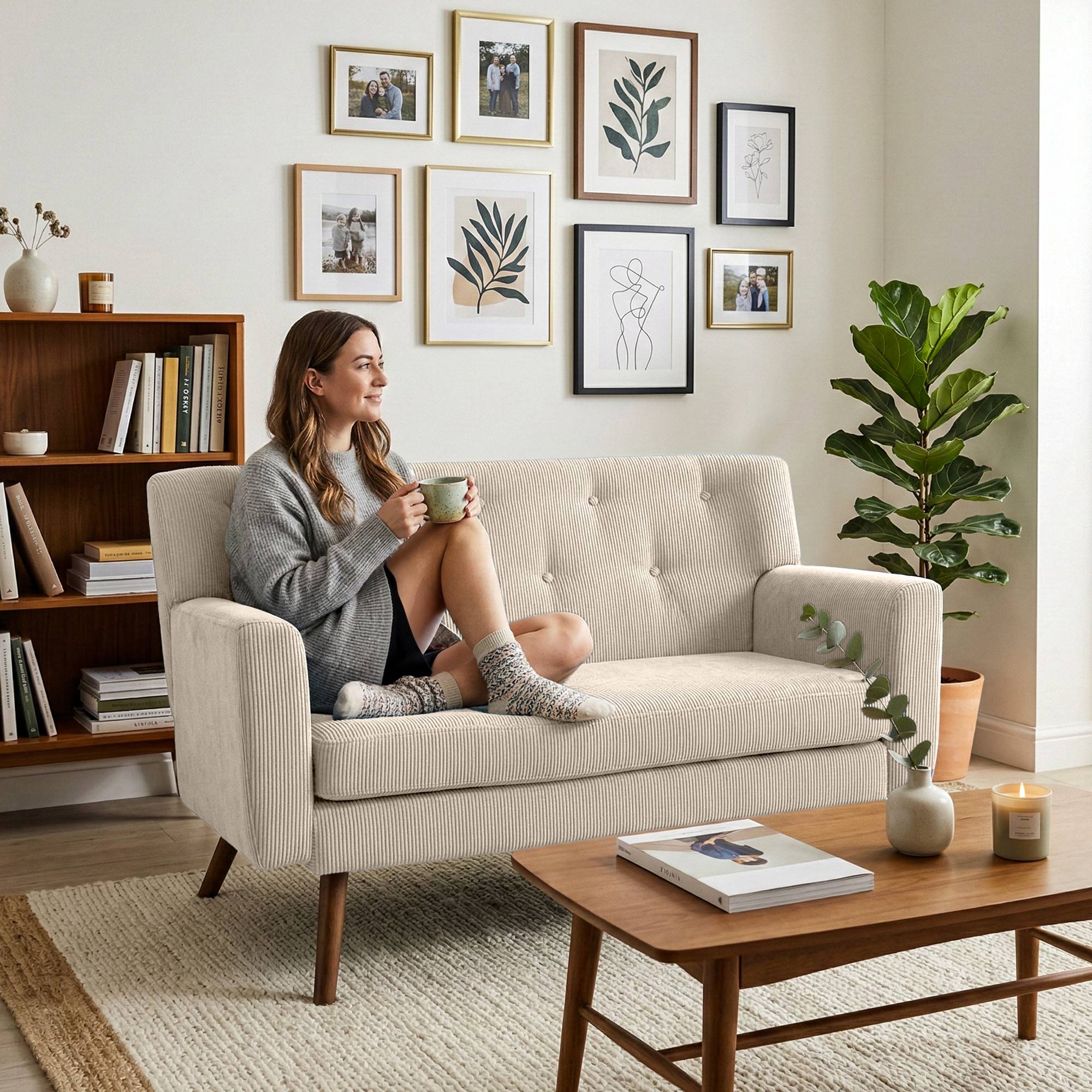 Sofa Kioni de pana