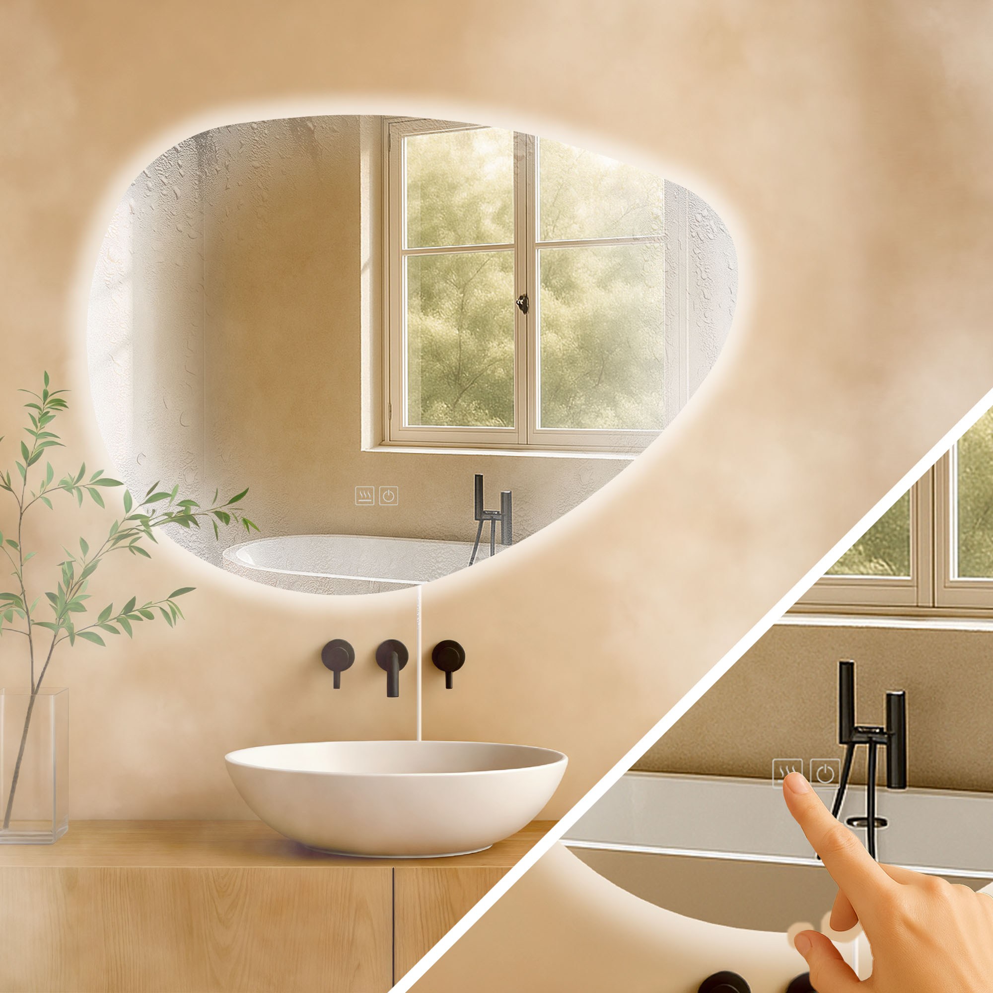 Espejo de baño Almafie